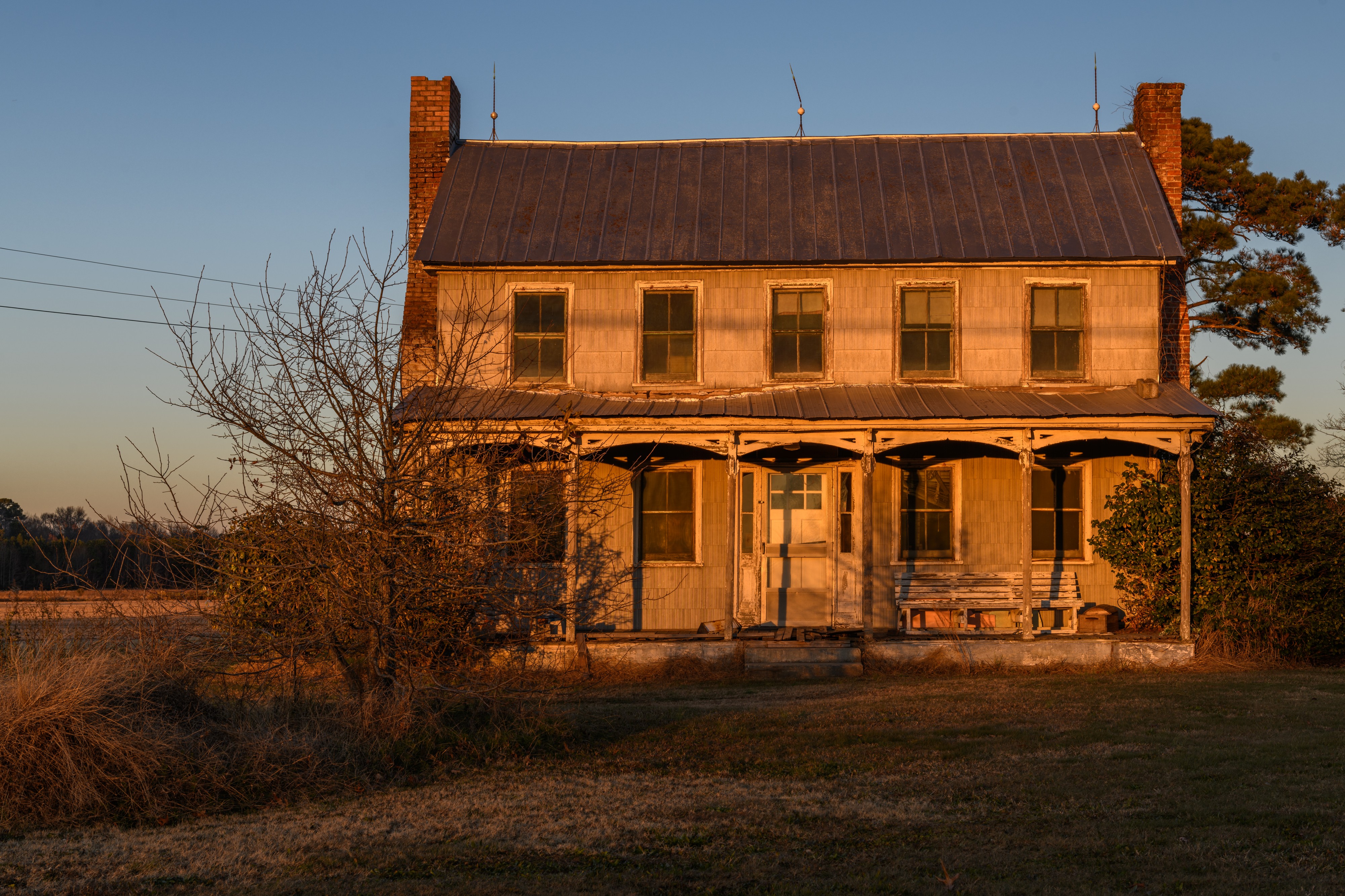 Farmhouse at Kelvin A. Lewis farm in Creeds 7