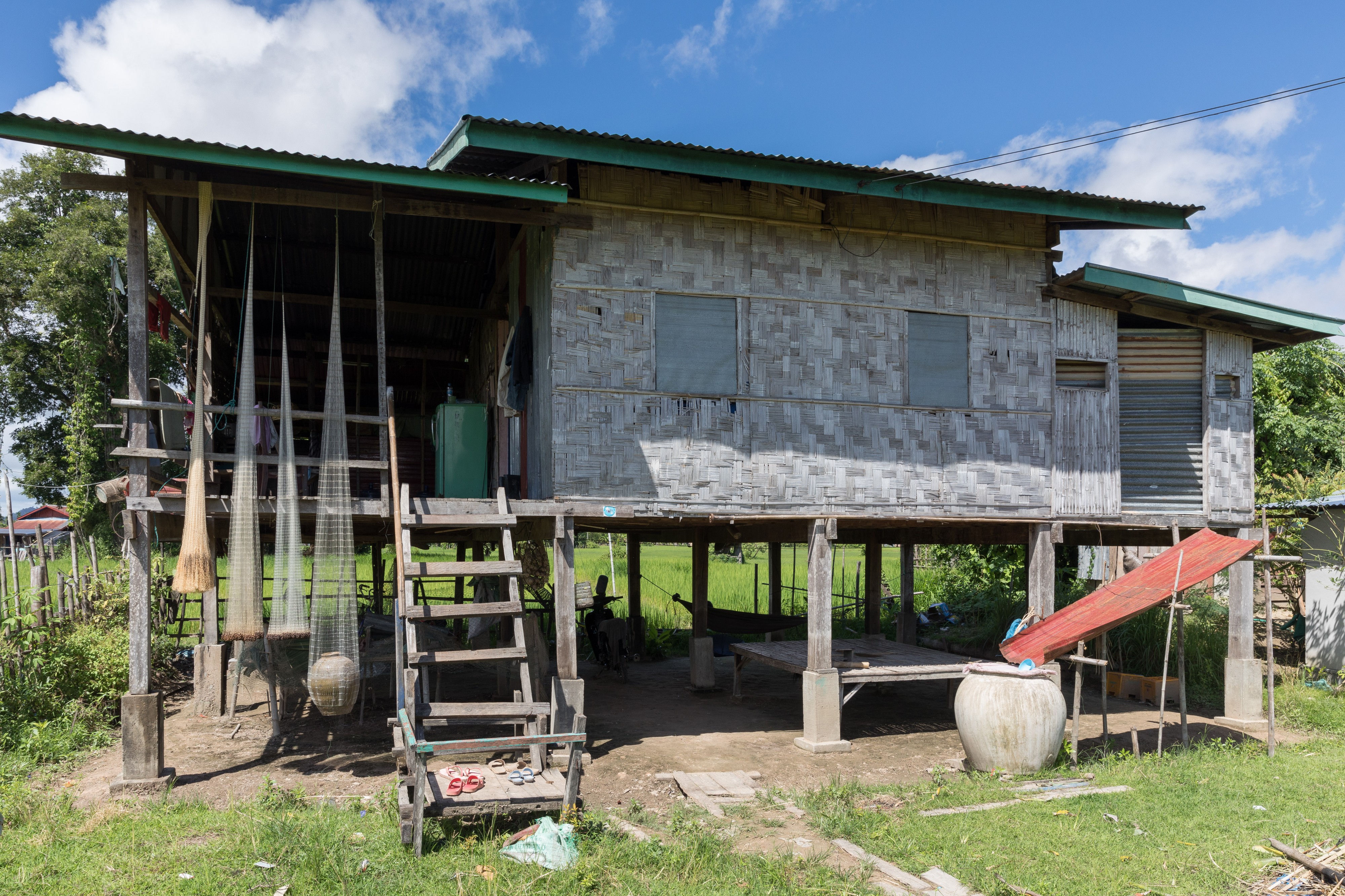 Fisherman house in Laos