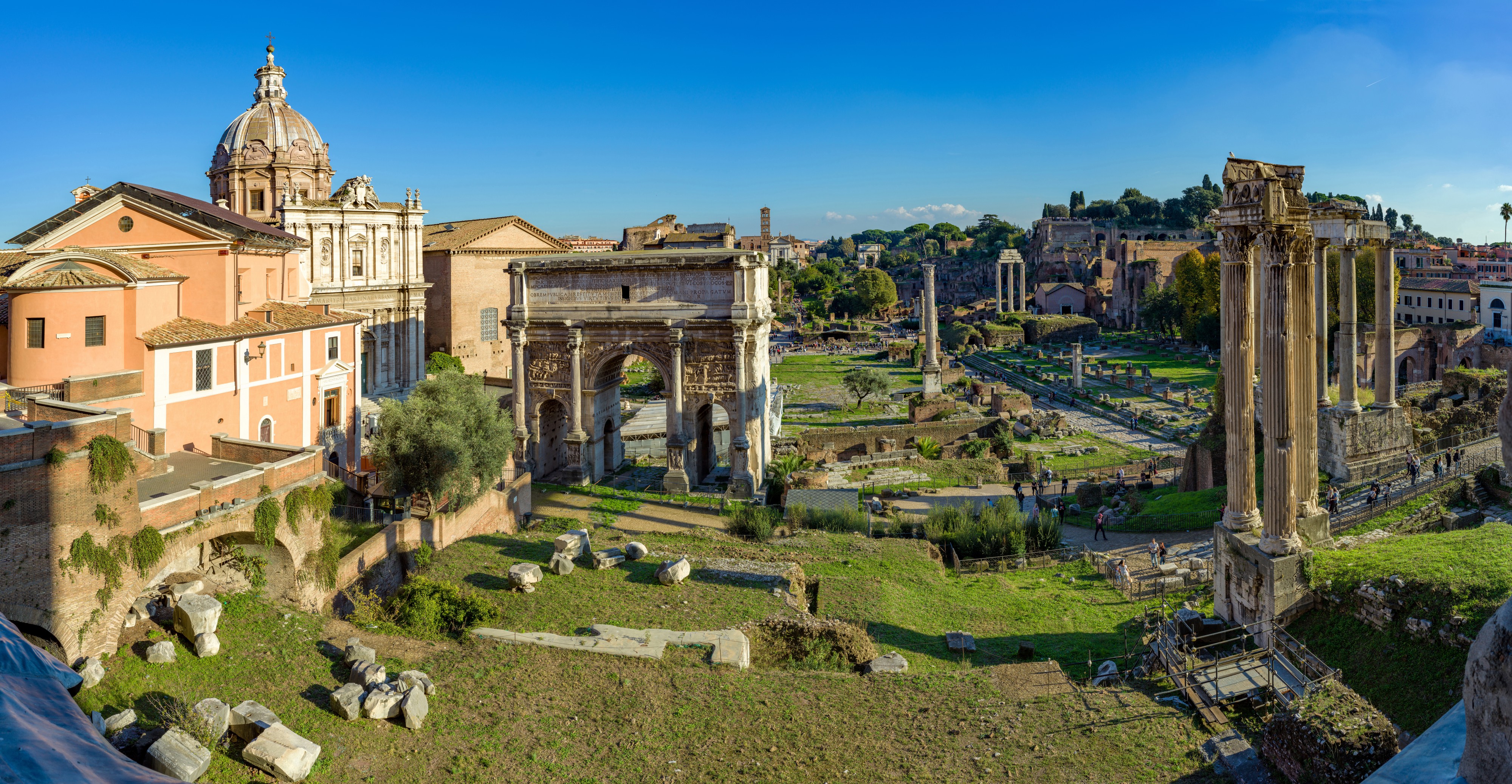 Foro Romano visto dai Musei Capitolini Roma