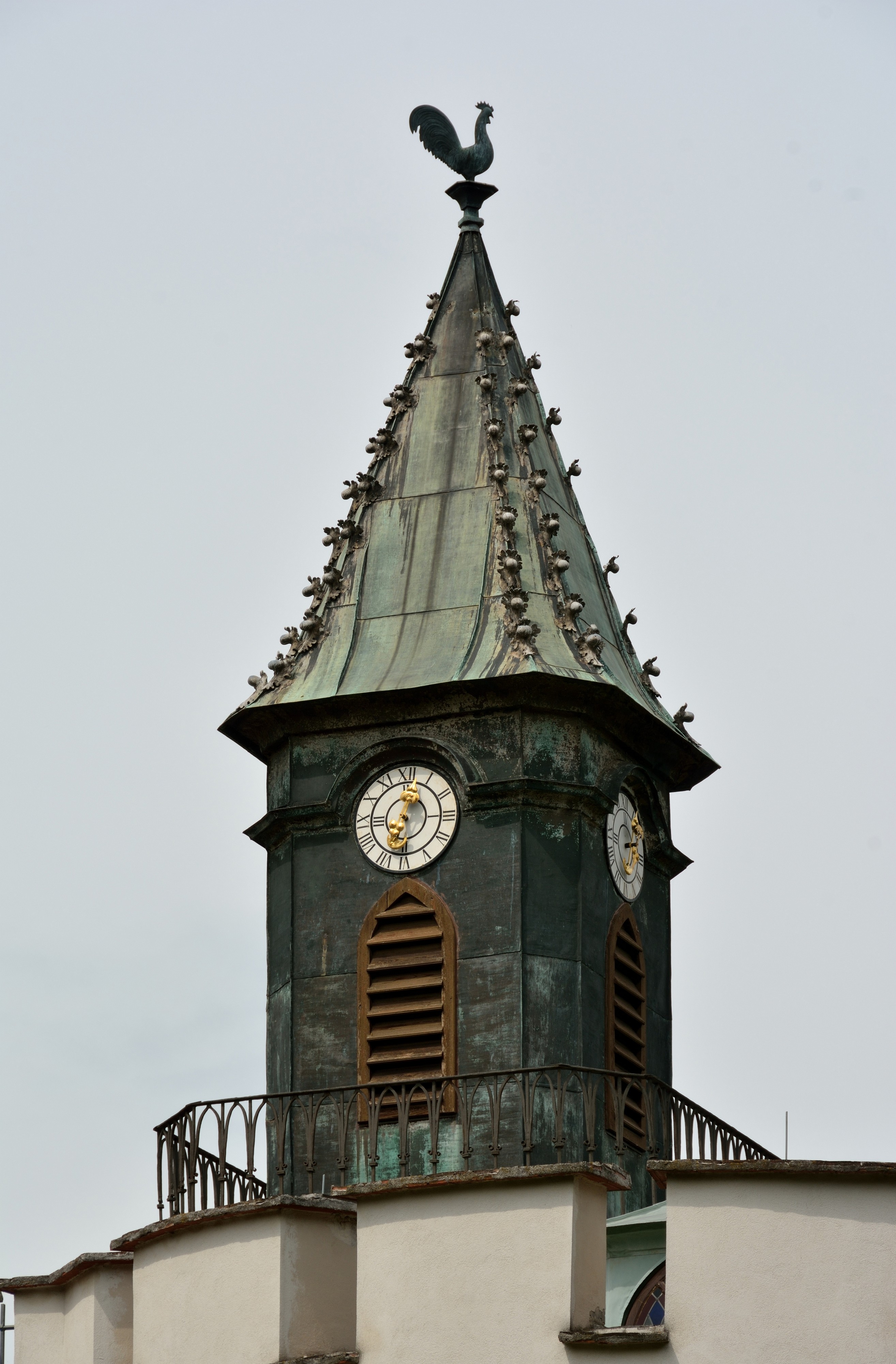 Franzensburg Schlosspark Laxenburg Uhrturm DSC 4449w