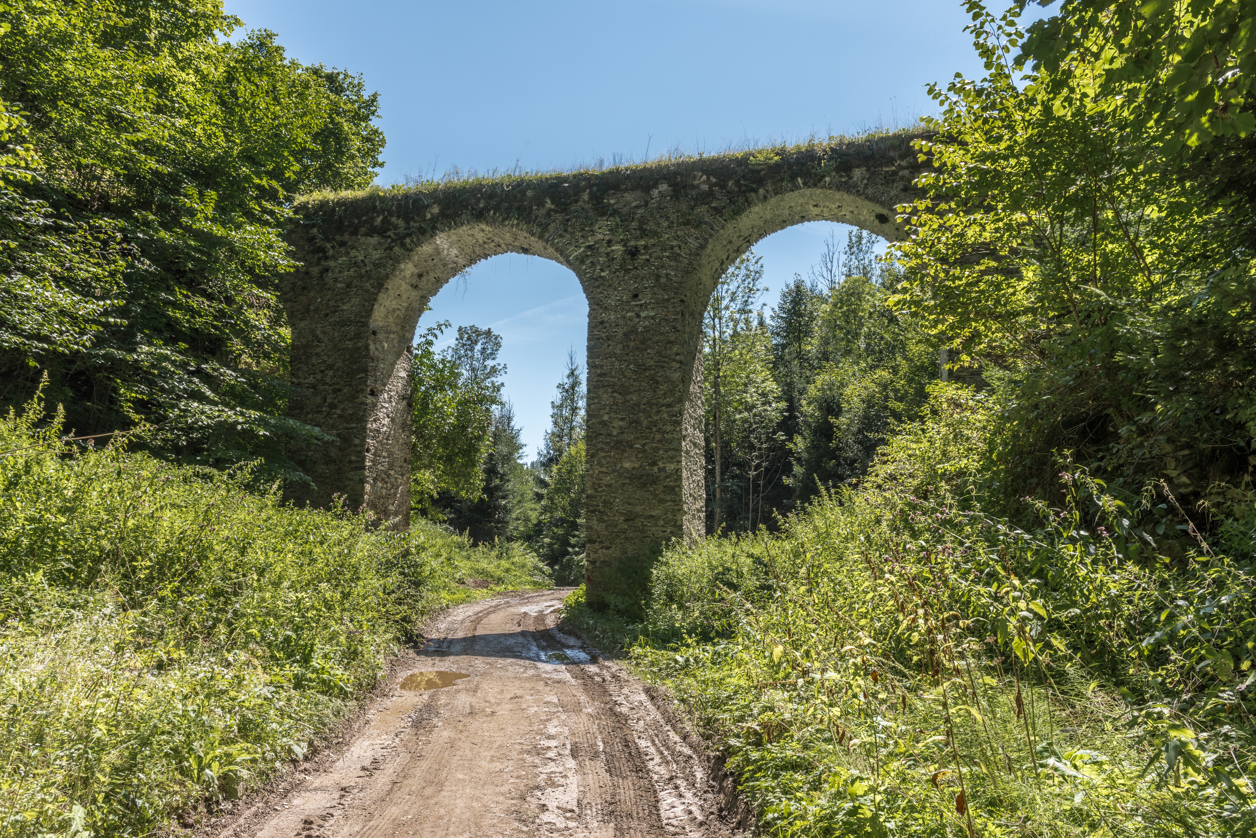 Frauenstein Grassen Kraiger Schlösser Aquädukt 14082017 0393