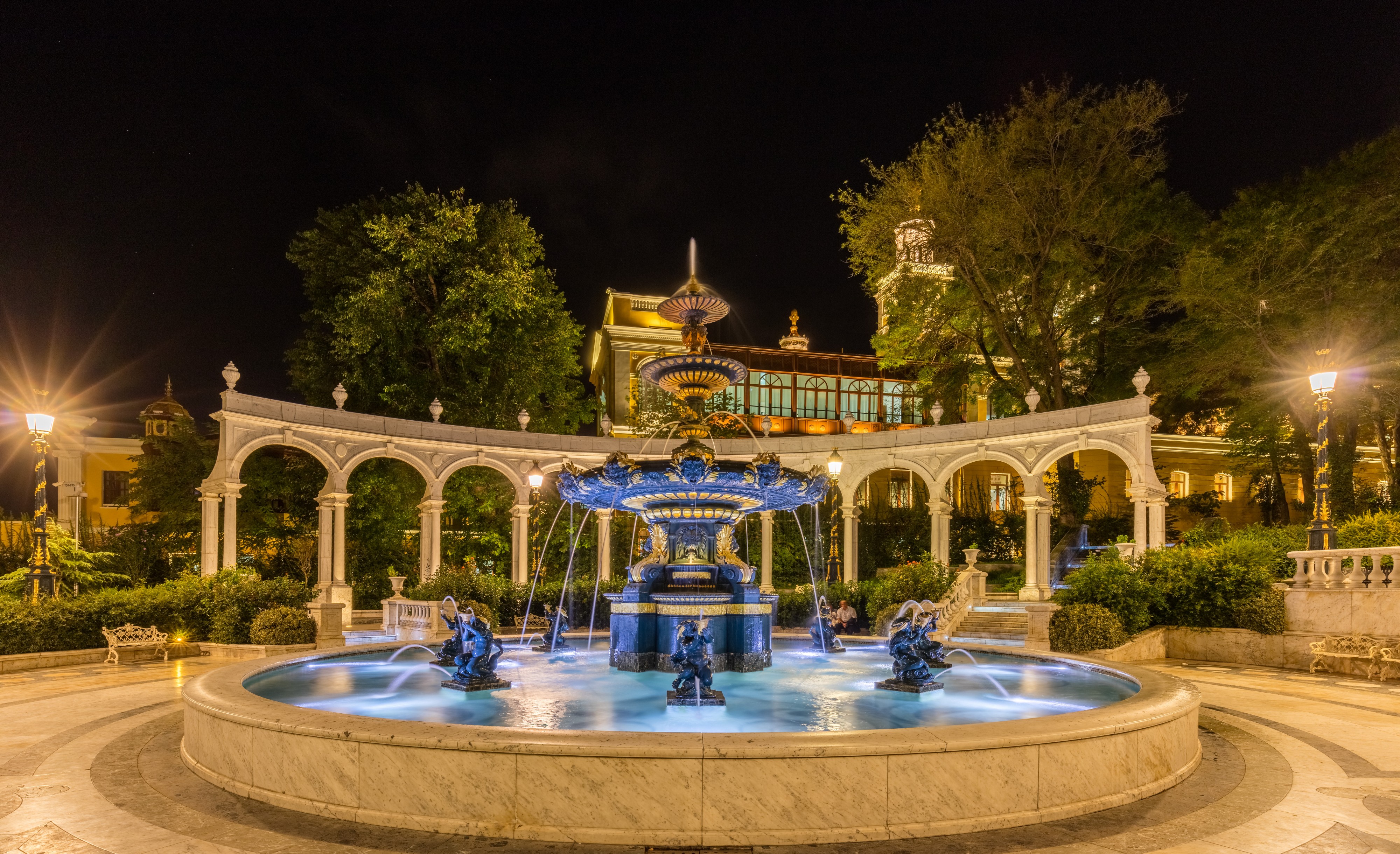 Fuente en Baku, Azerbaiyán, 2016-09-26, DD 227-229 HDR