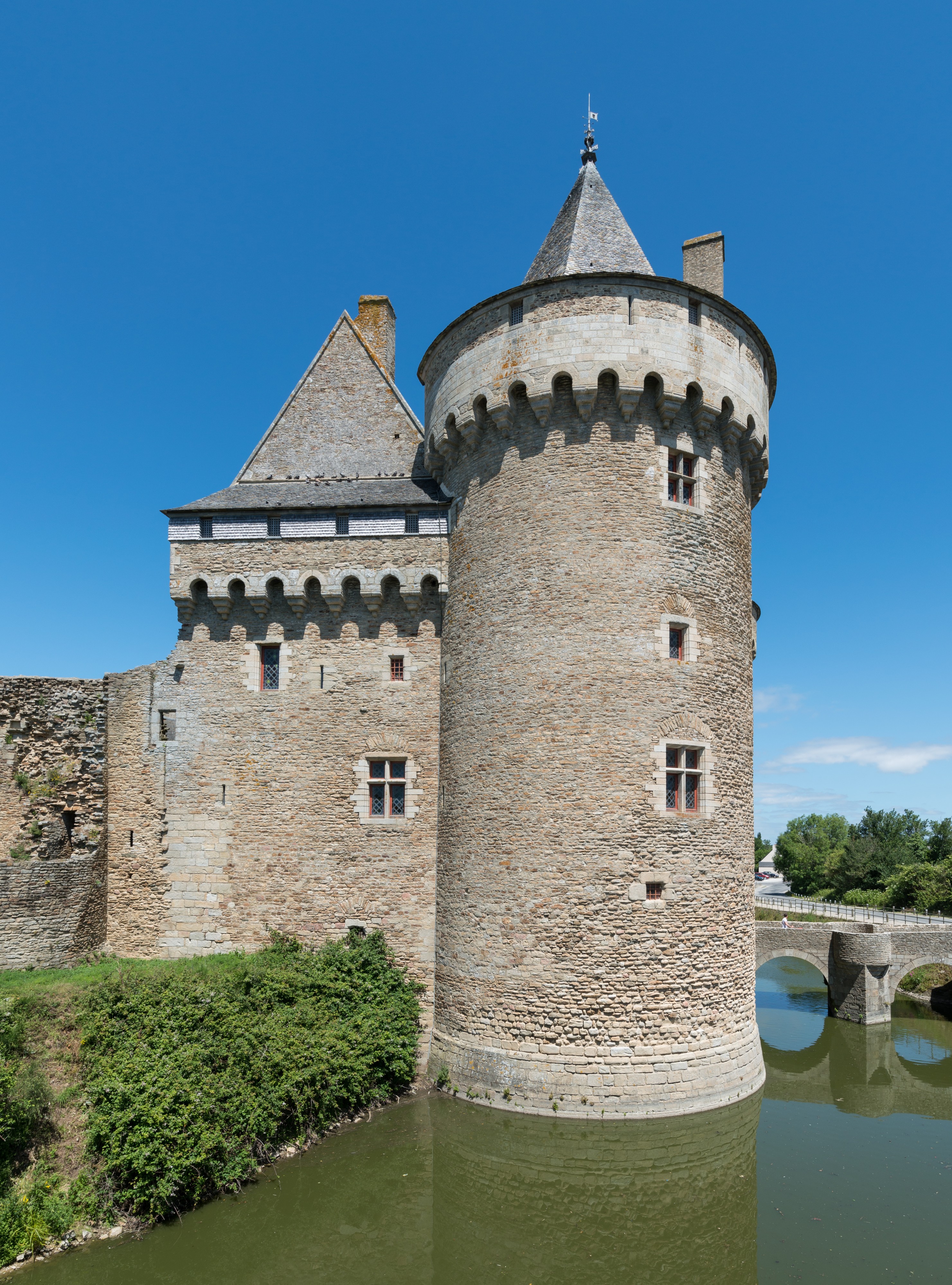 Gate house, Château de Suscinio, South view 20170612 1