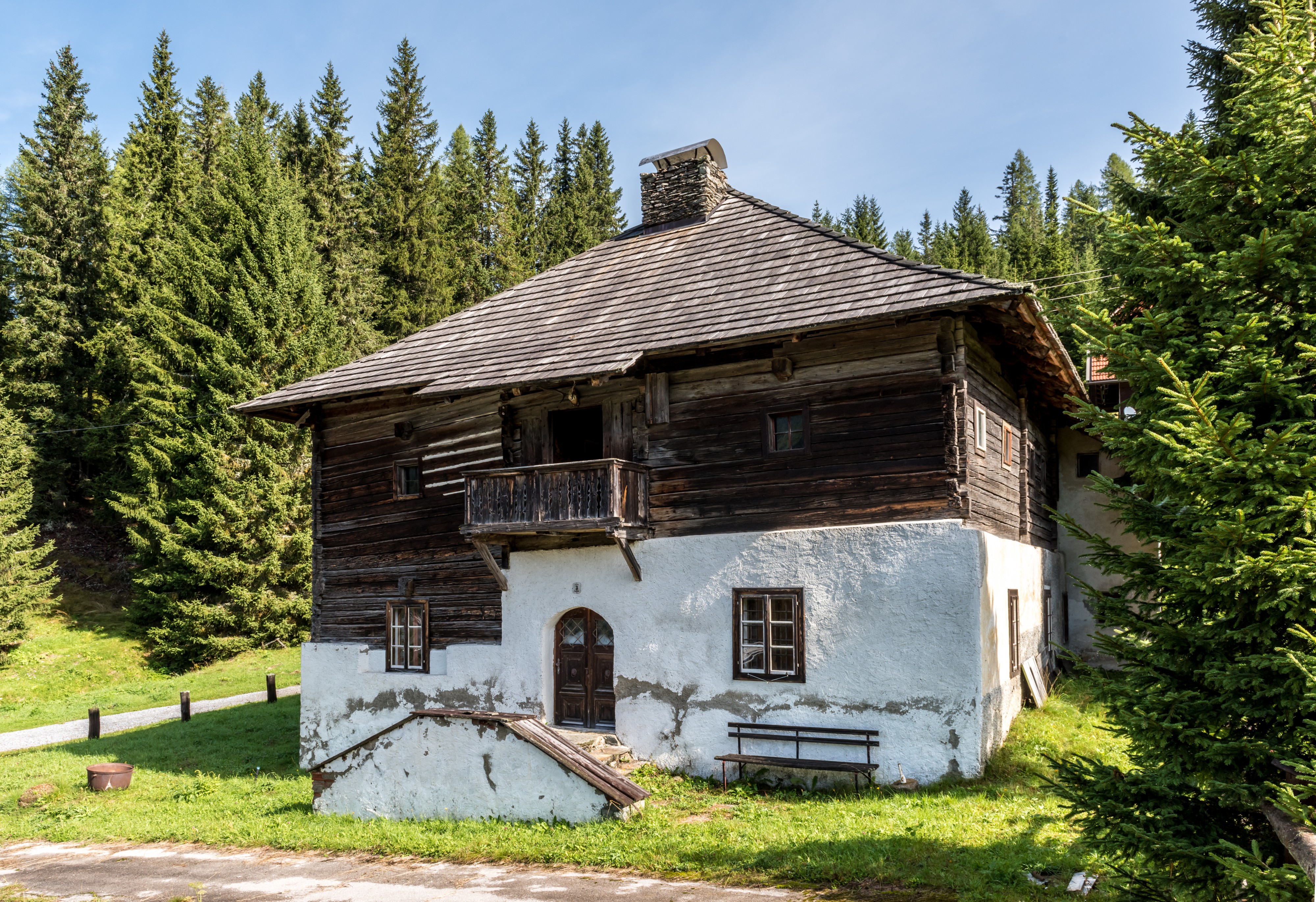 Glödnitz Flattnitz 3 Amthaus Süd-Ansicht 13092017 0860
