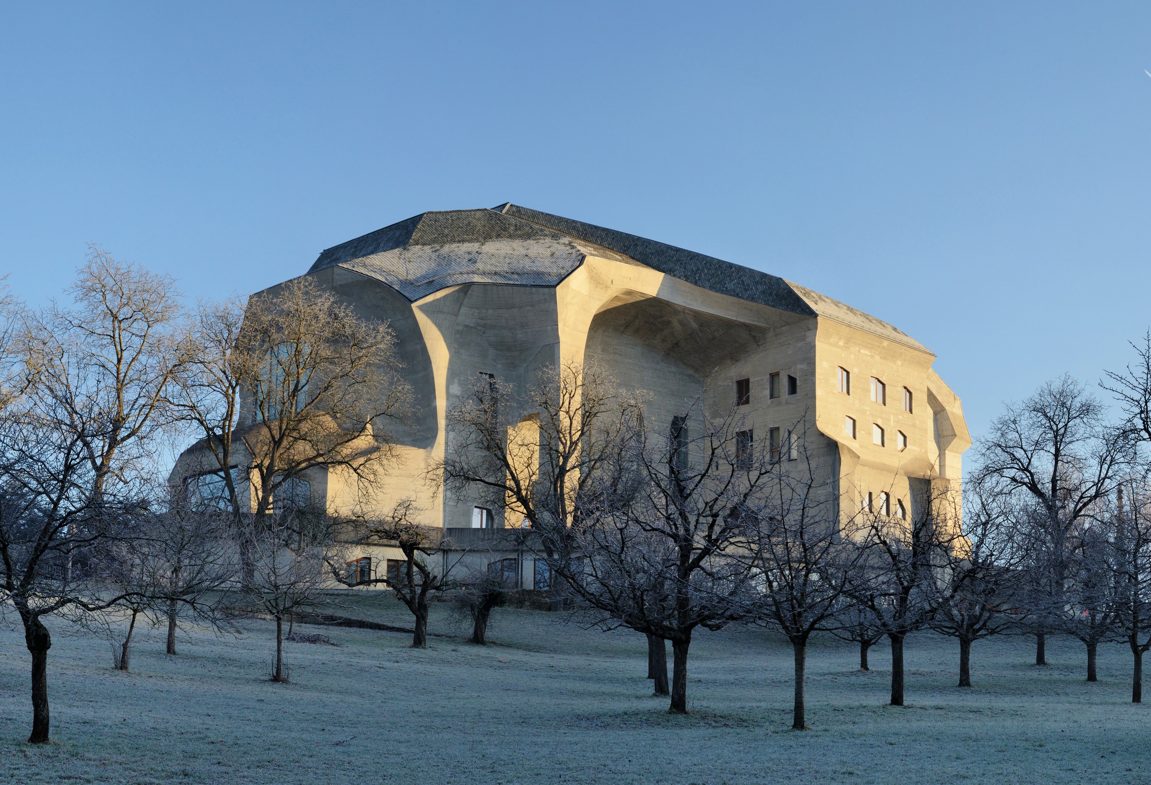 Goetheanum im Winter von Südwesten