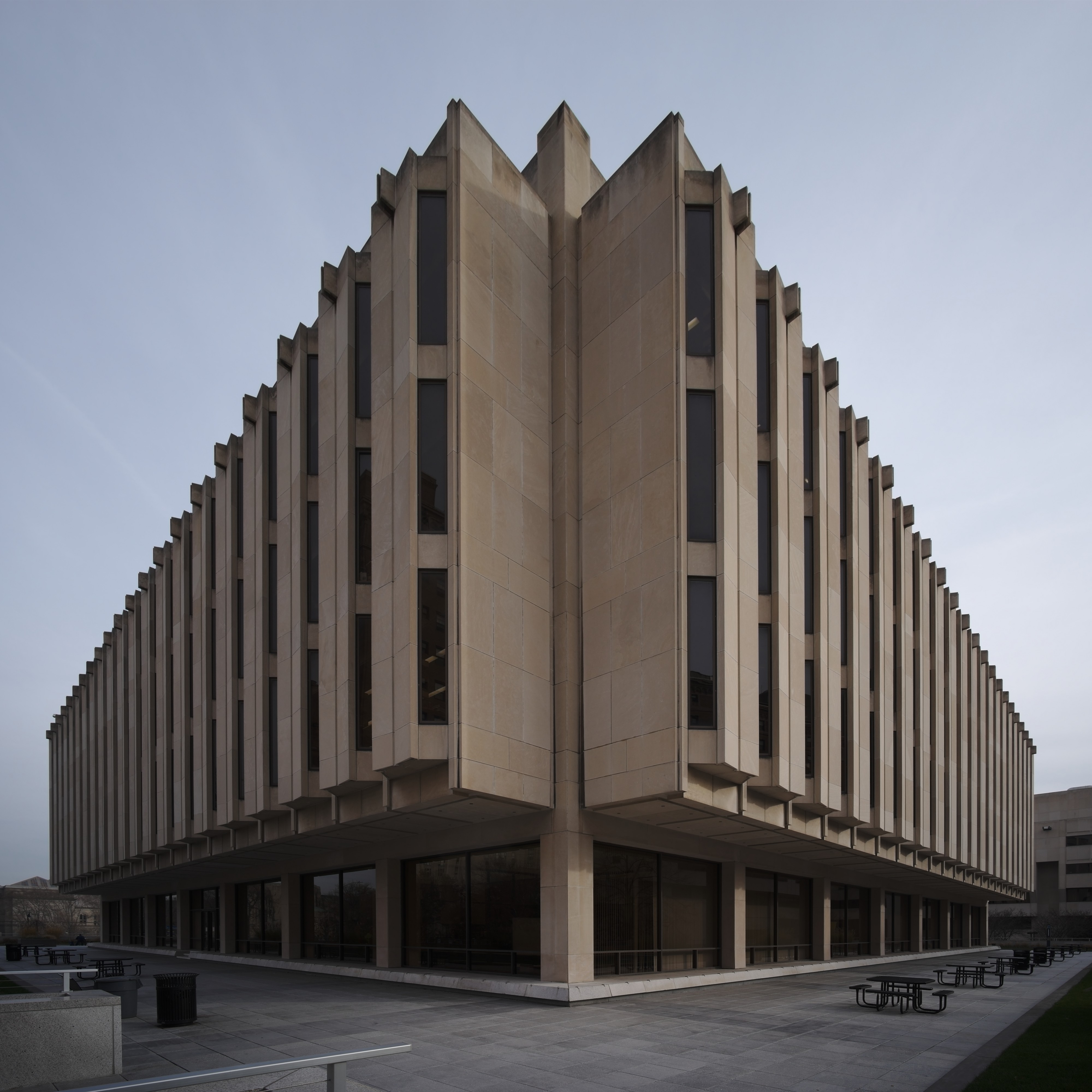 Hillman Library, exterior