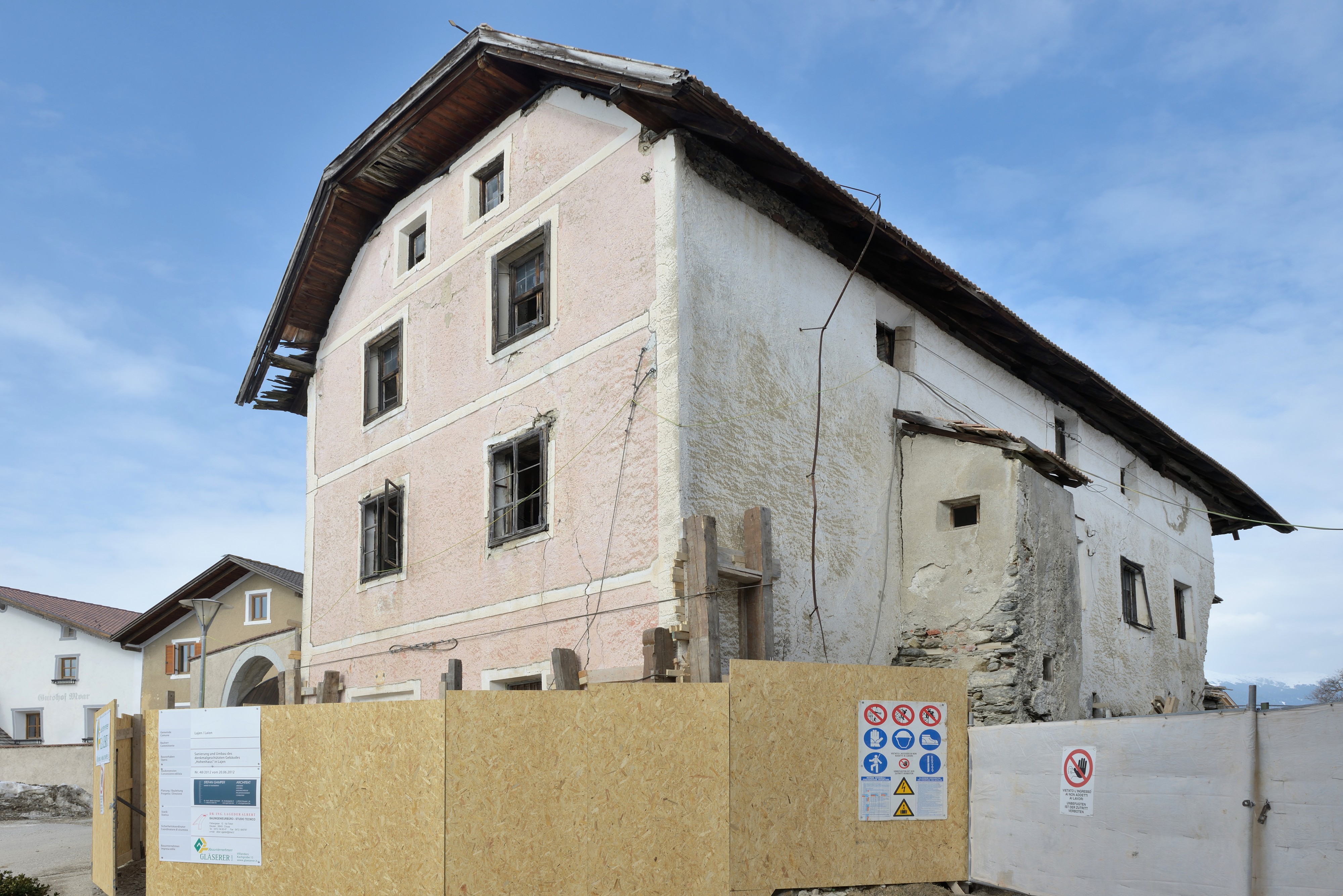 Hohenhaus Lajen Südseite