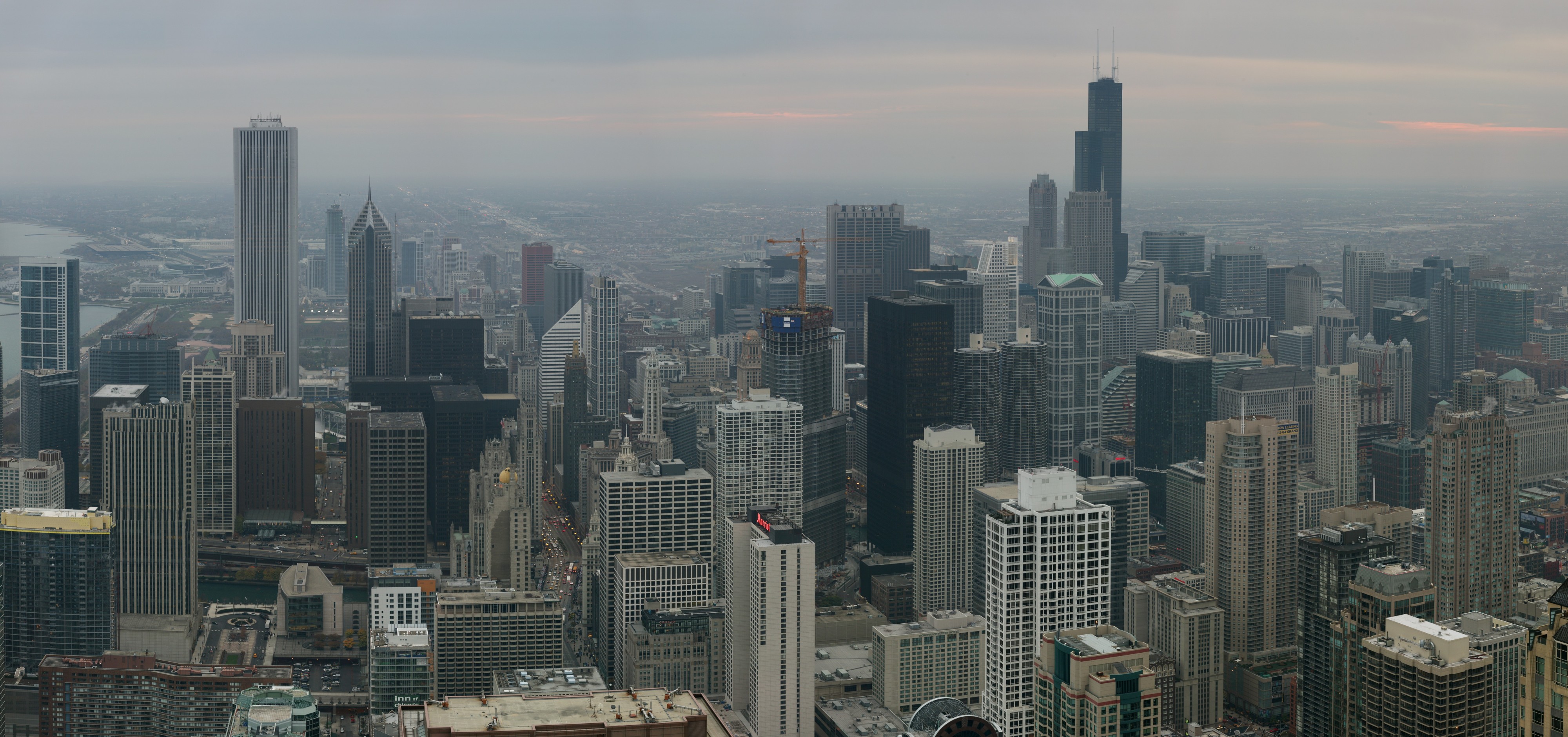 John Hancock Center pano view