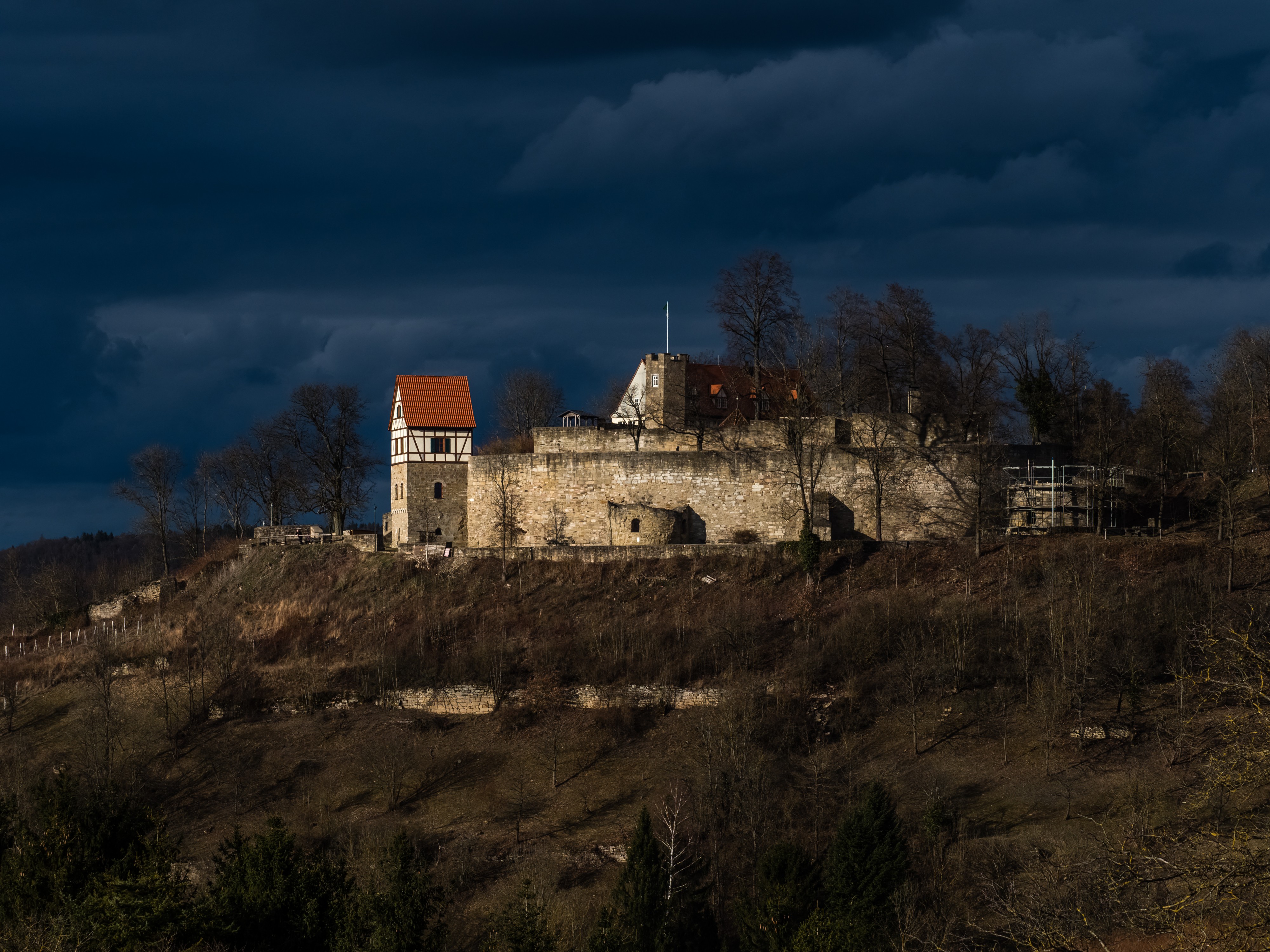 Königsberg Burg Südansicht 0515