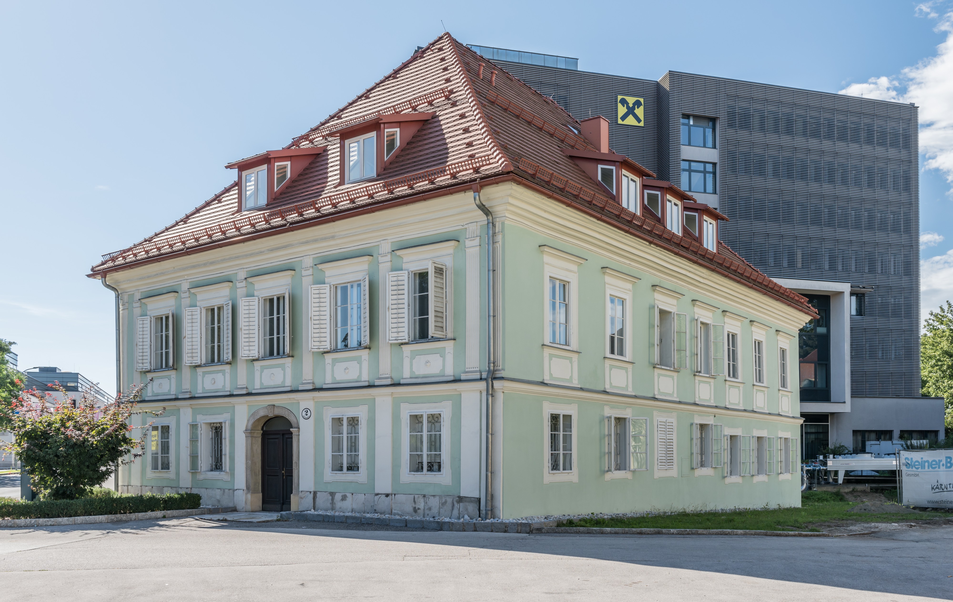 Klagenfurt St-Veiter Ring 55 Wodley-Stoeckl Ost-Ansicht 14082016 3706