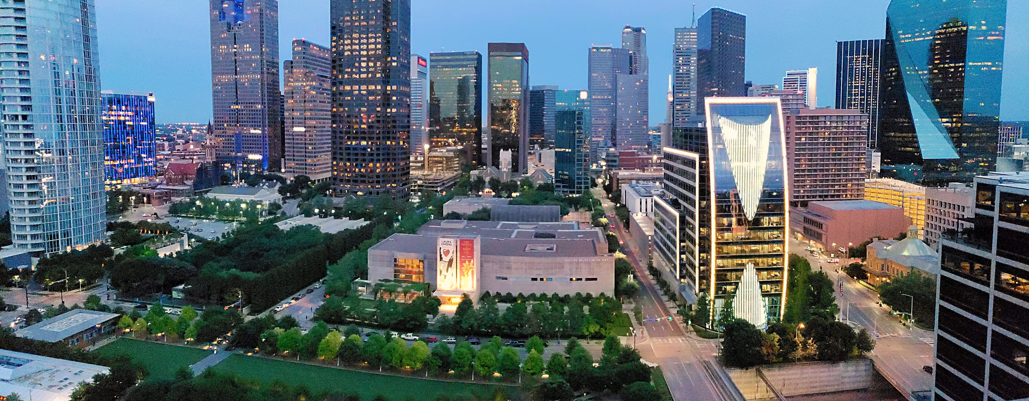 Klyde Warren Park and Dallas' Skyline