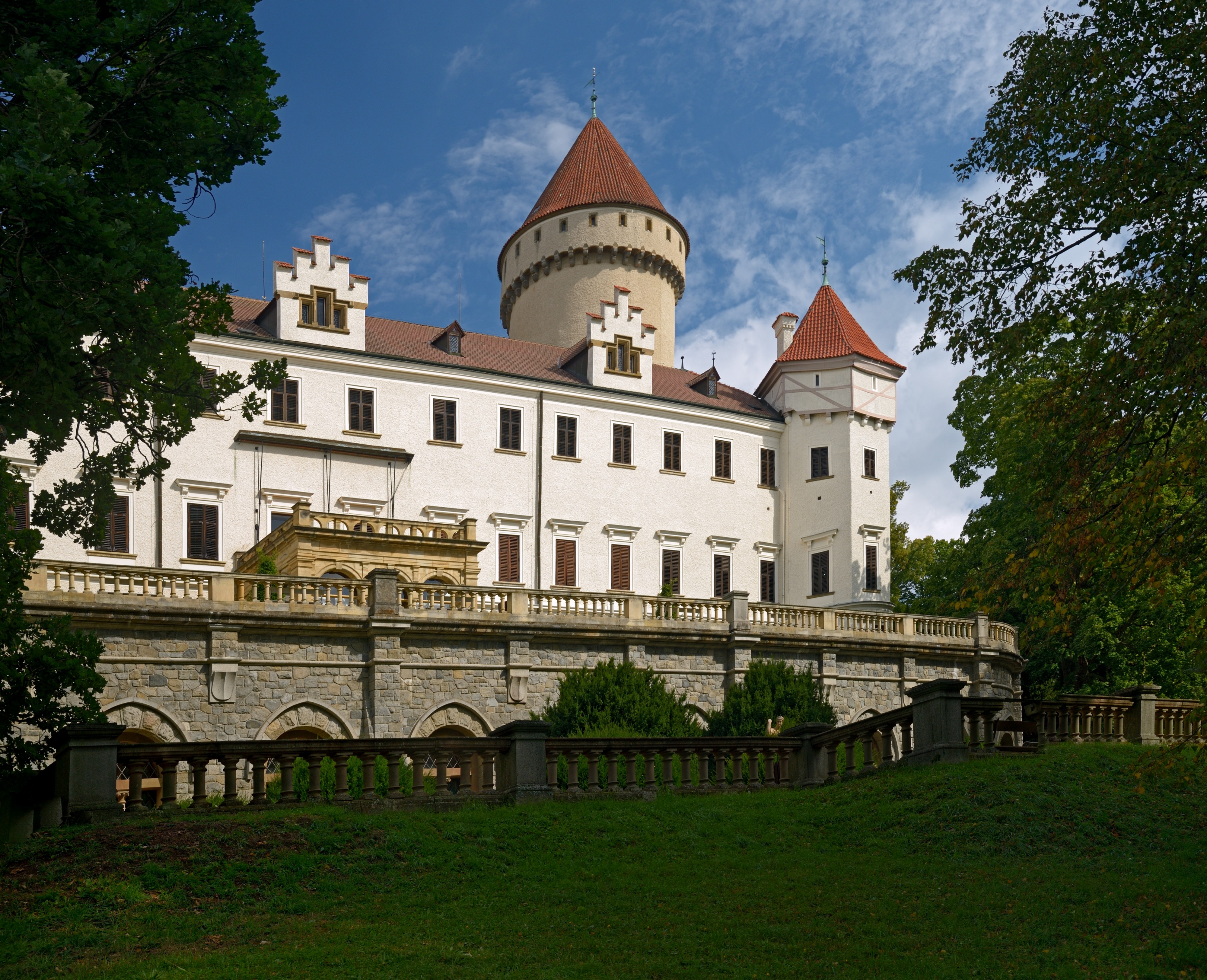 Konopiště château near Benešov, Czech Republic