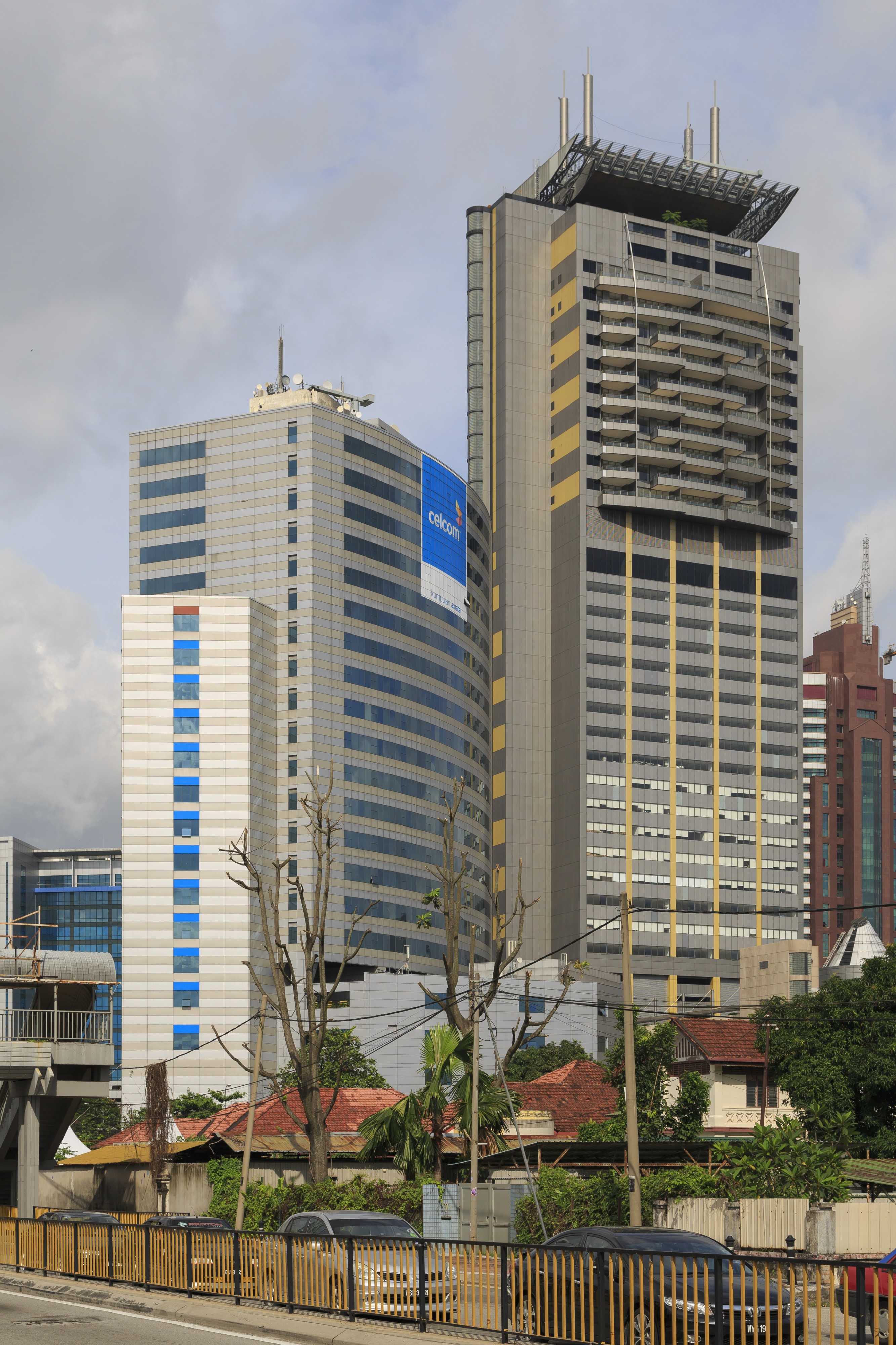 Kuala Lumpur Malaysia Menara-CELCOM-and-Menara-Marinara