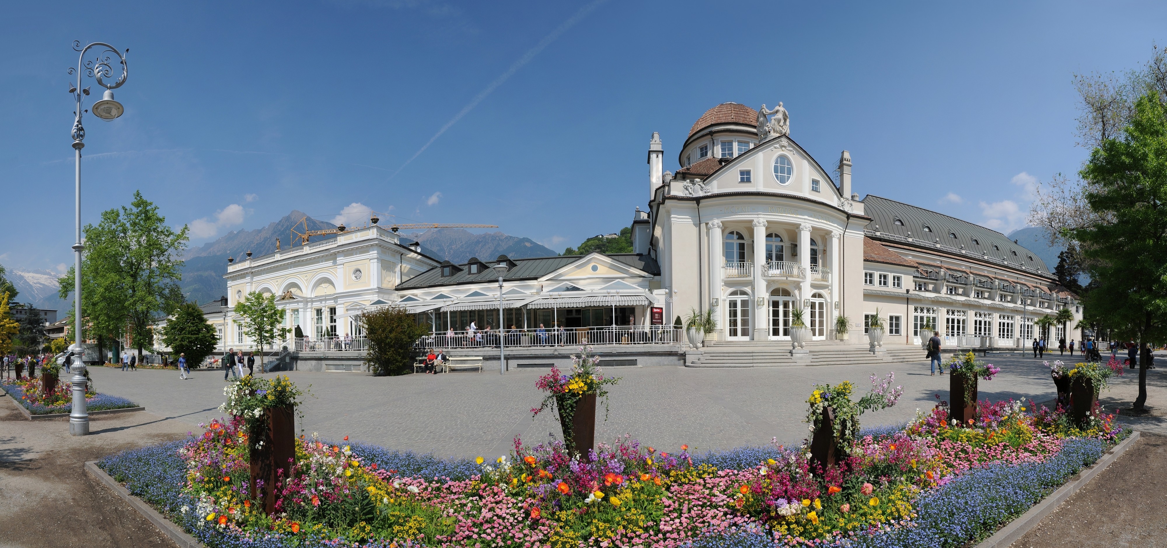 Kurhaus 1874 Meran Panorama