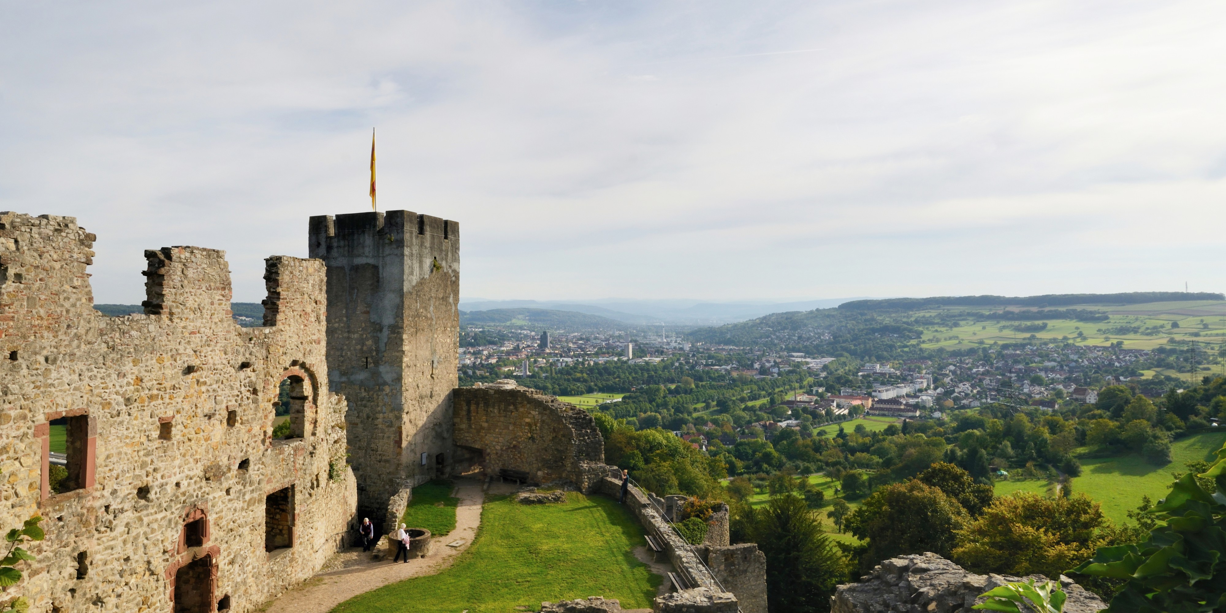 Lörrach - Burg Rötteln - Panorama1