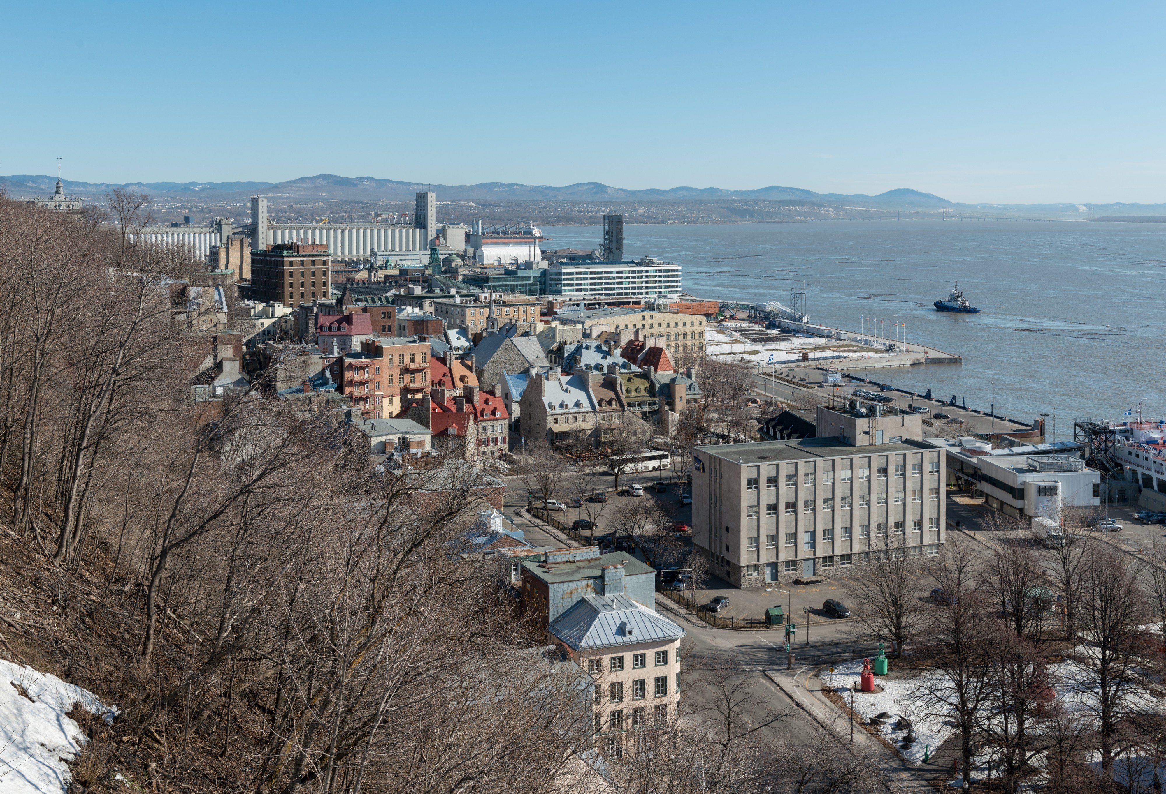 Lower town of Vieux Québec, Southwest view 20170414 1
