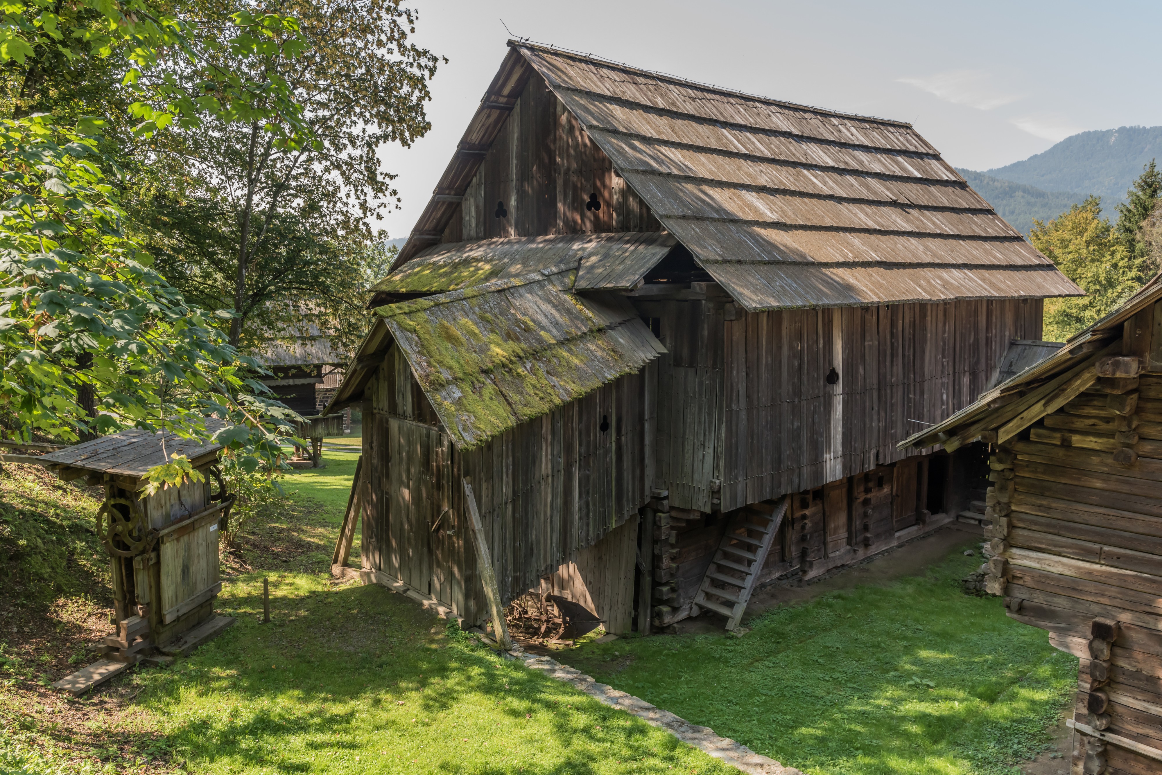 Maria Saal Freilichtmuseum Heiserstadel Ost-Ansicht 13092016 4231