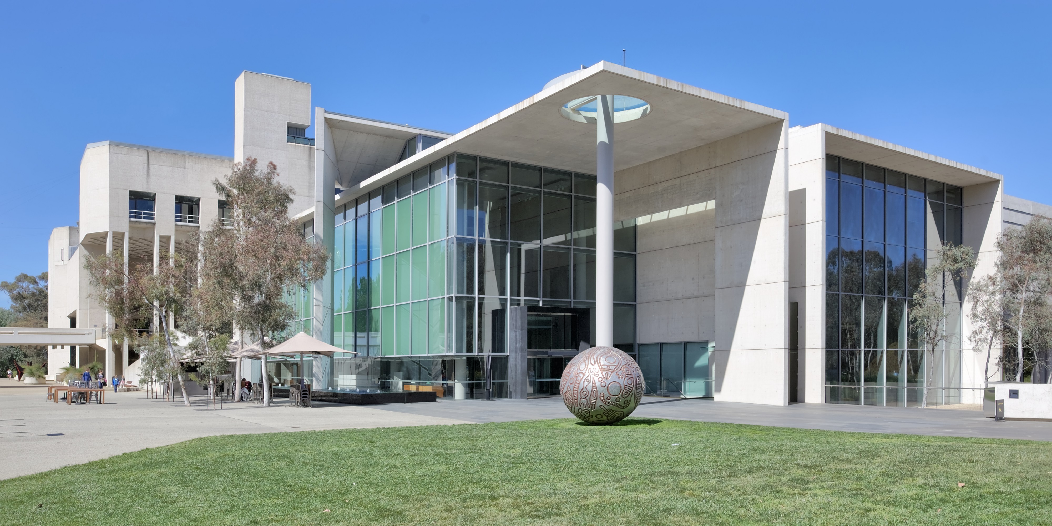 National Gallery from SW, Canberra Australia