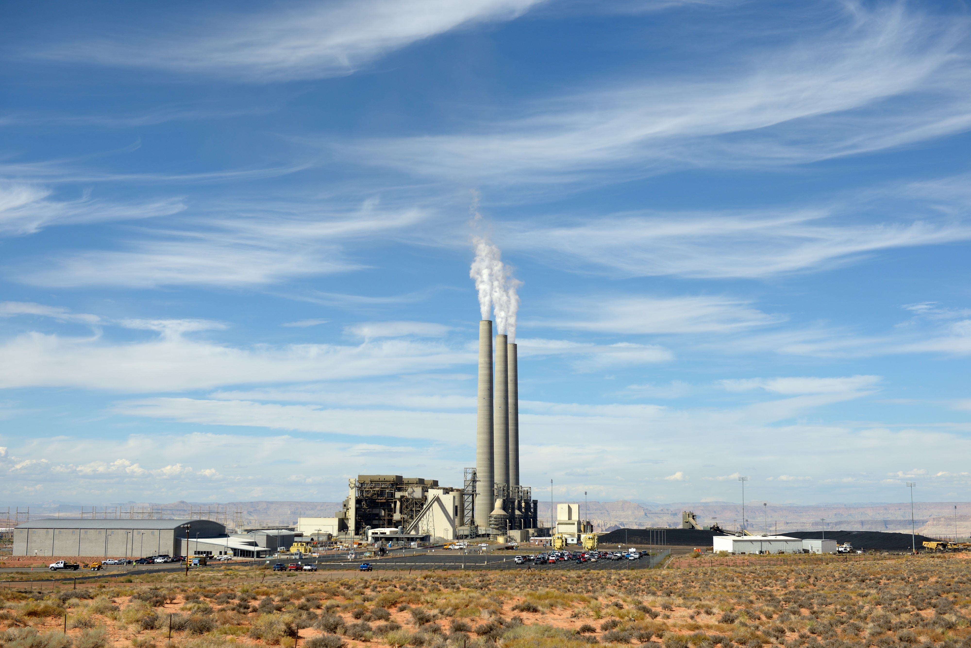 Navajo Generating Station from the south