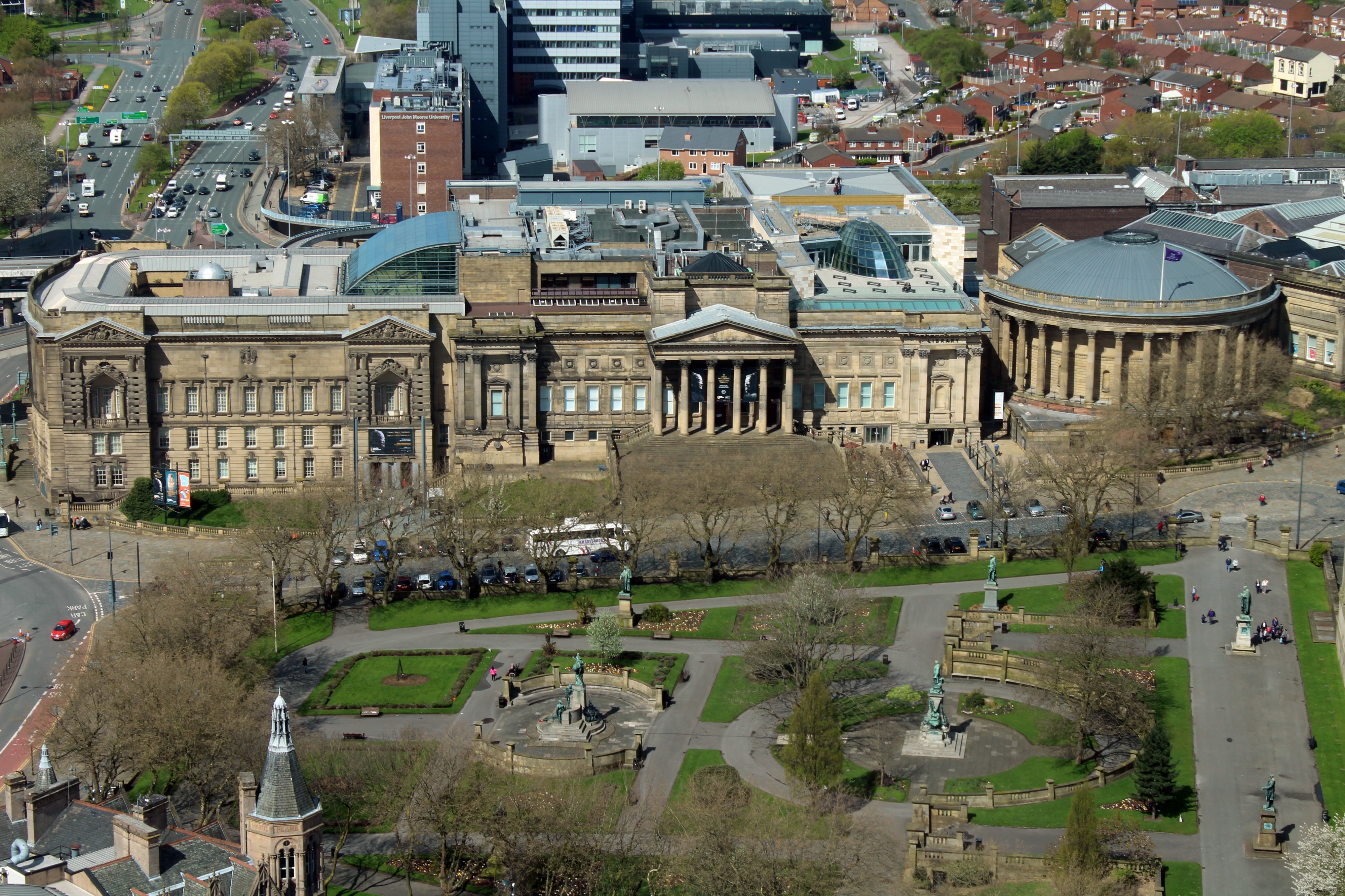 Over St John's Gardens to William Brown Street