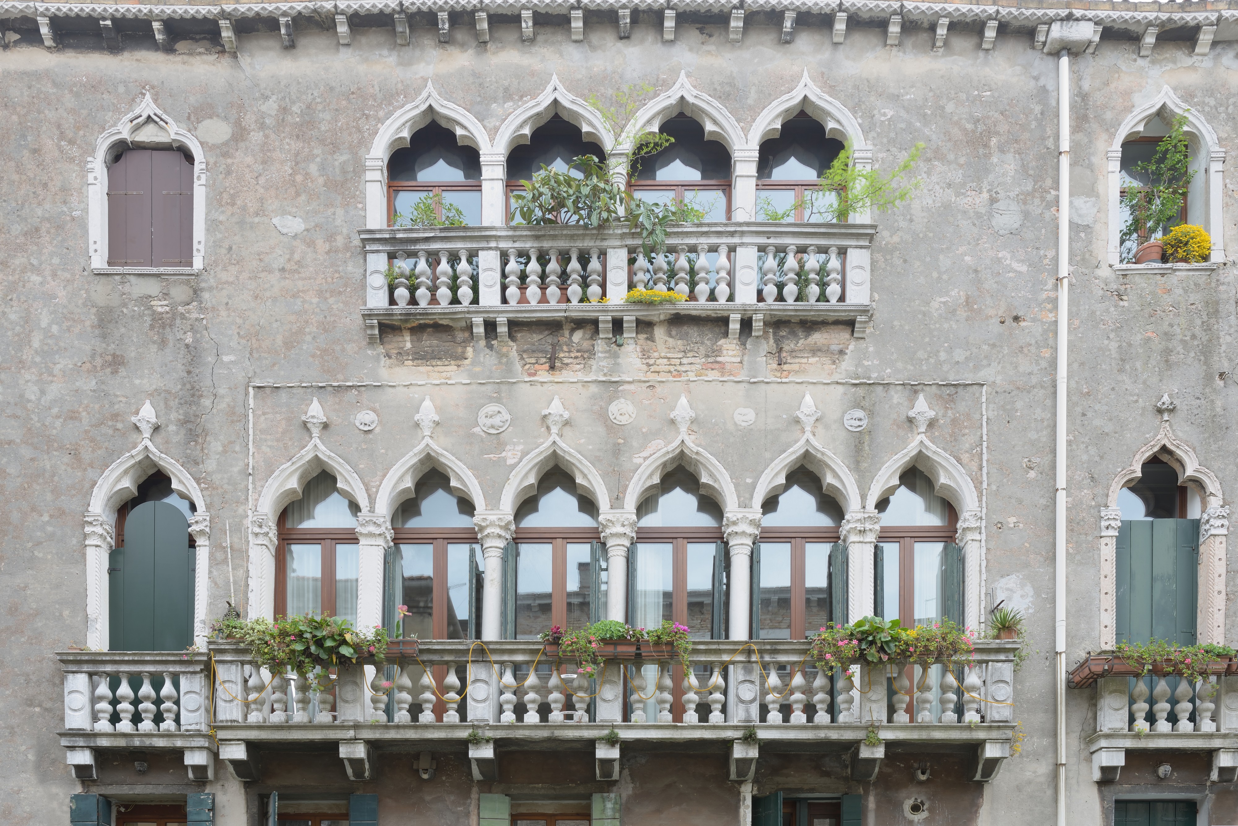 Palazzo Loredan Gheltoff dettaglio a Cannaregio a Venezia