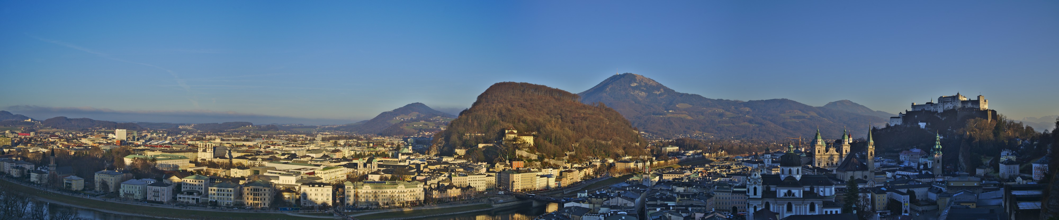 Panorama Salzburg Dezember 2015