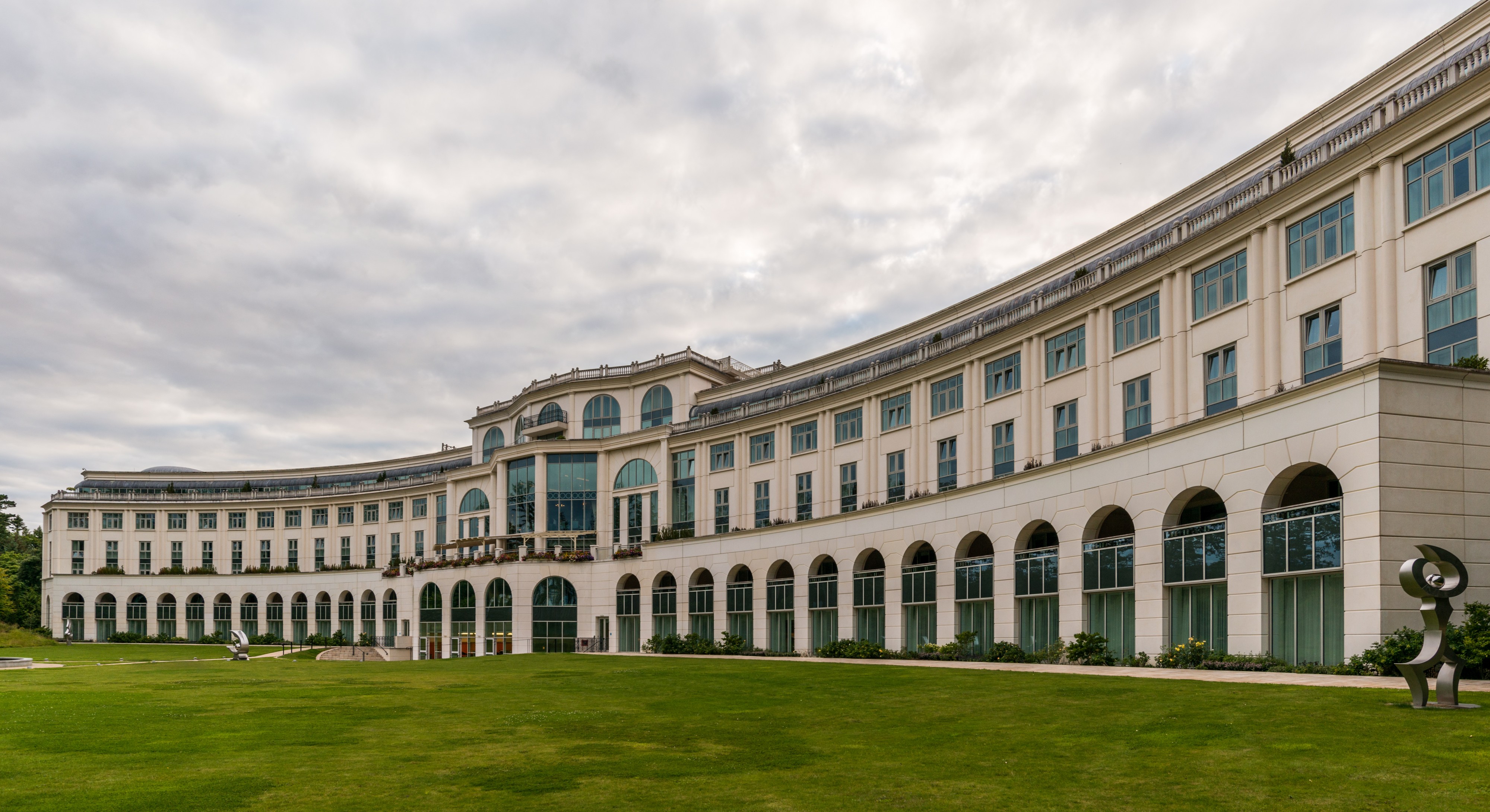 Powerscourt Hotel, Wicklow, East view 20150806 1