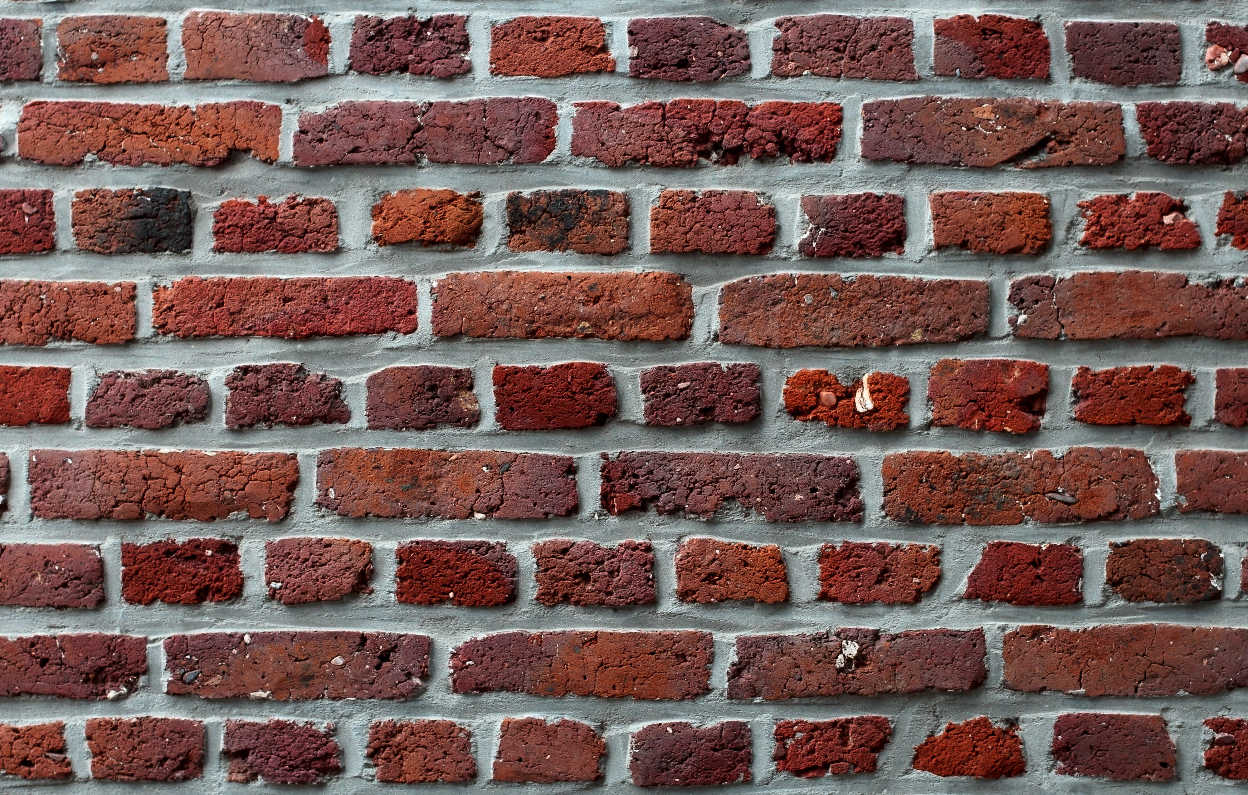 Red brick wall texture