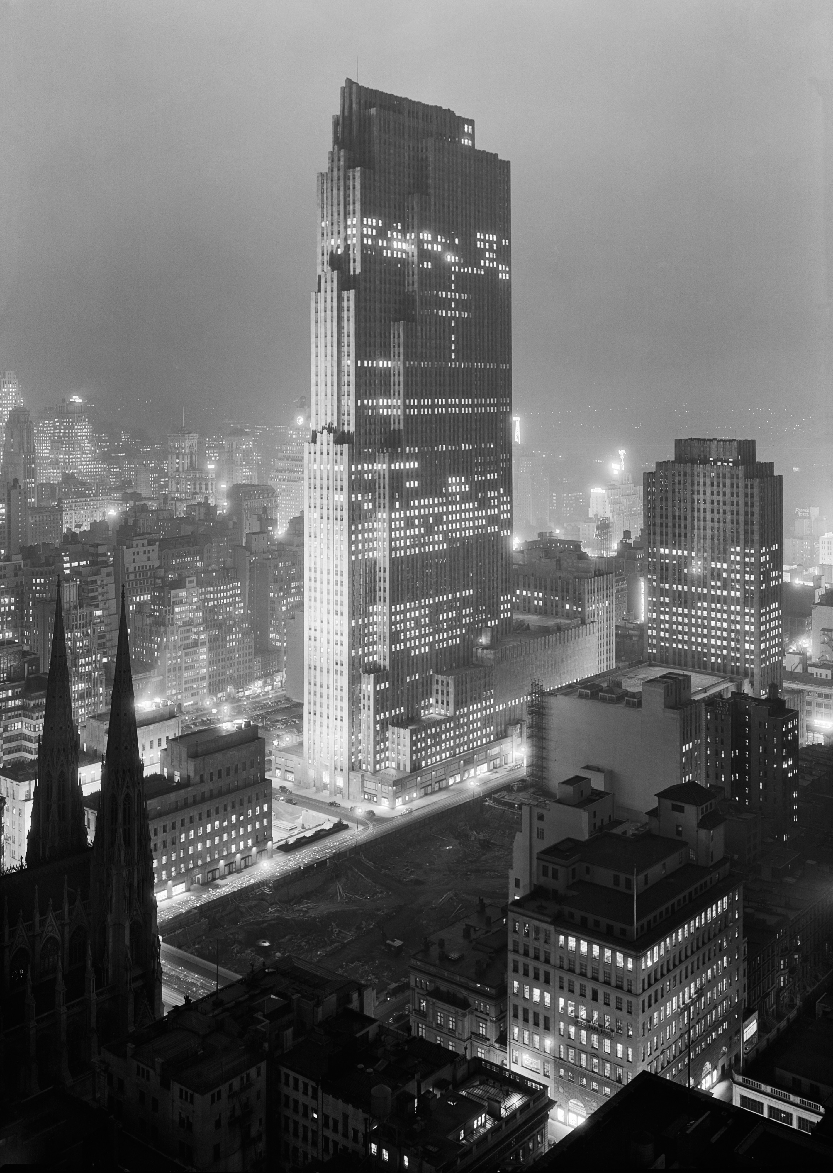 Rockefeller Center, December 1933