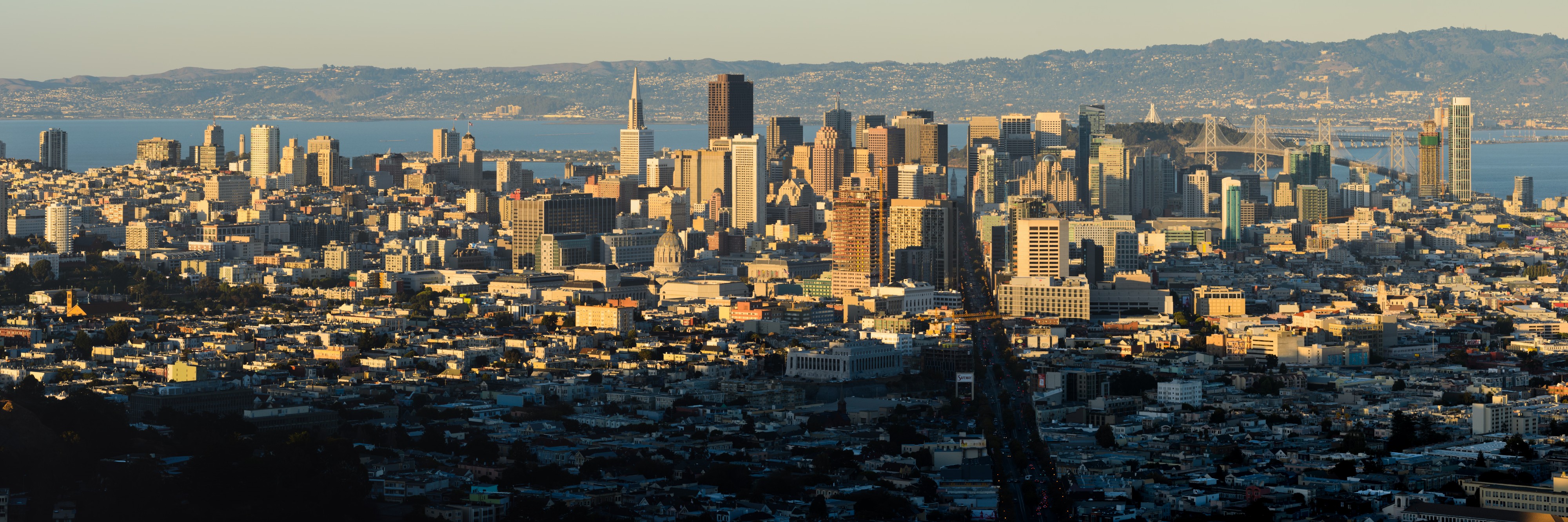 San Francisco from Twin Peaks September 2013 panorama 3
