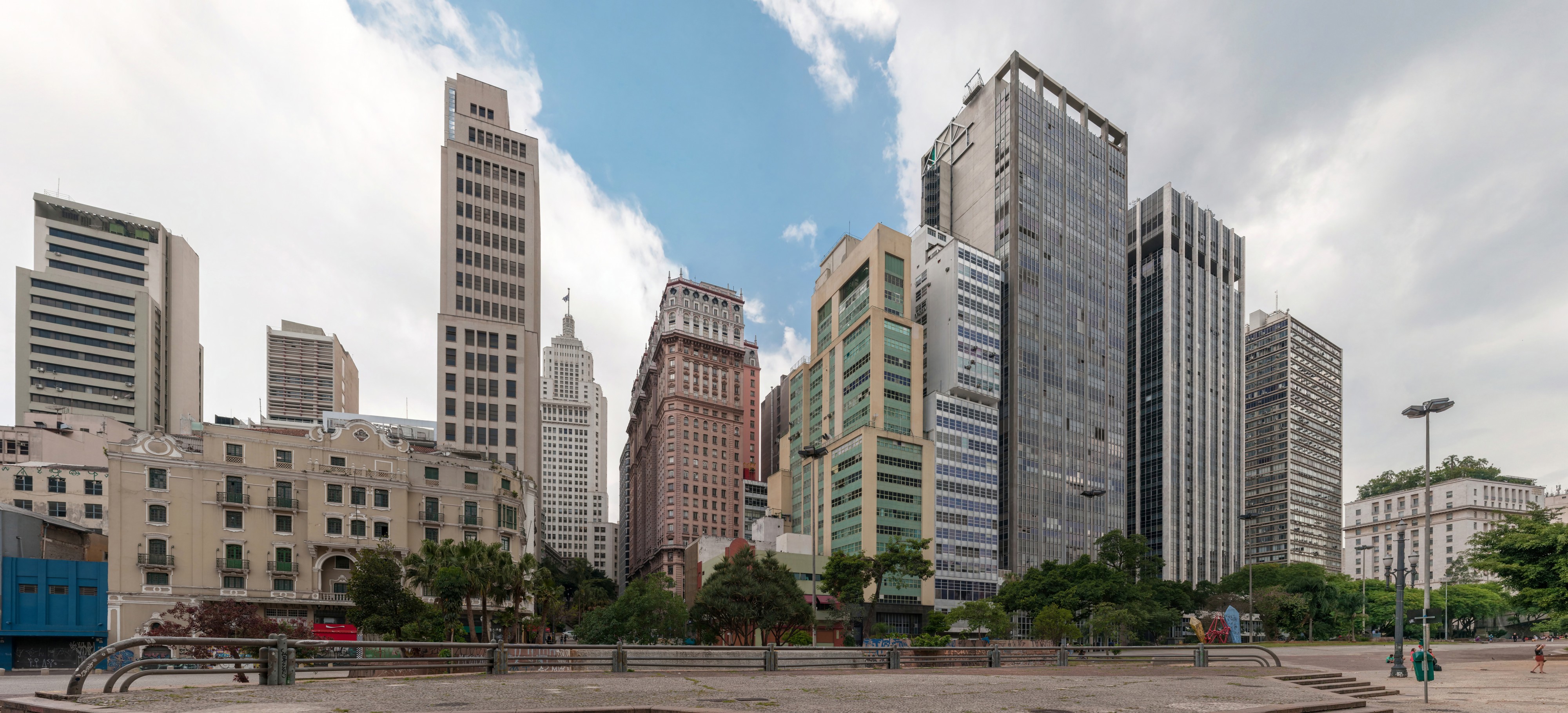 Skyscrapers in São Paulo city downtown, Brazil