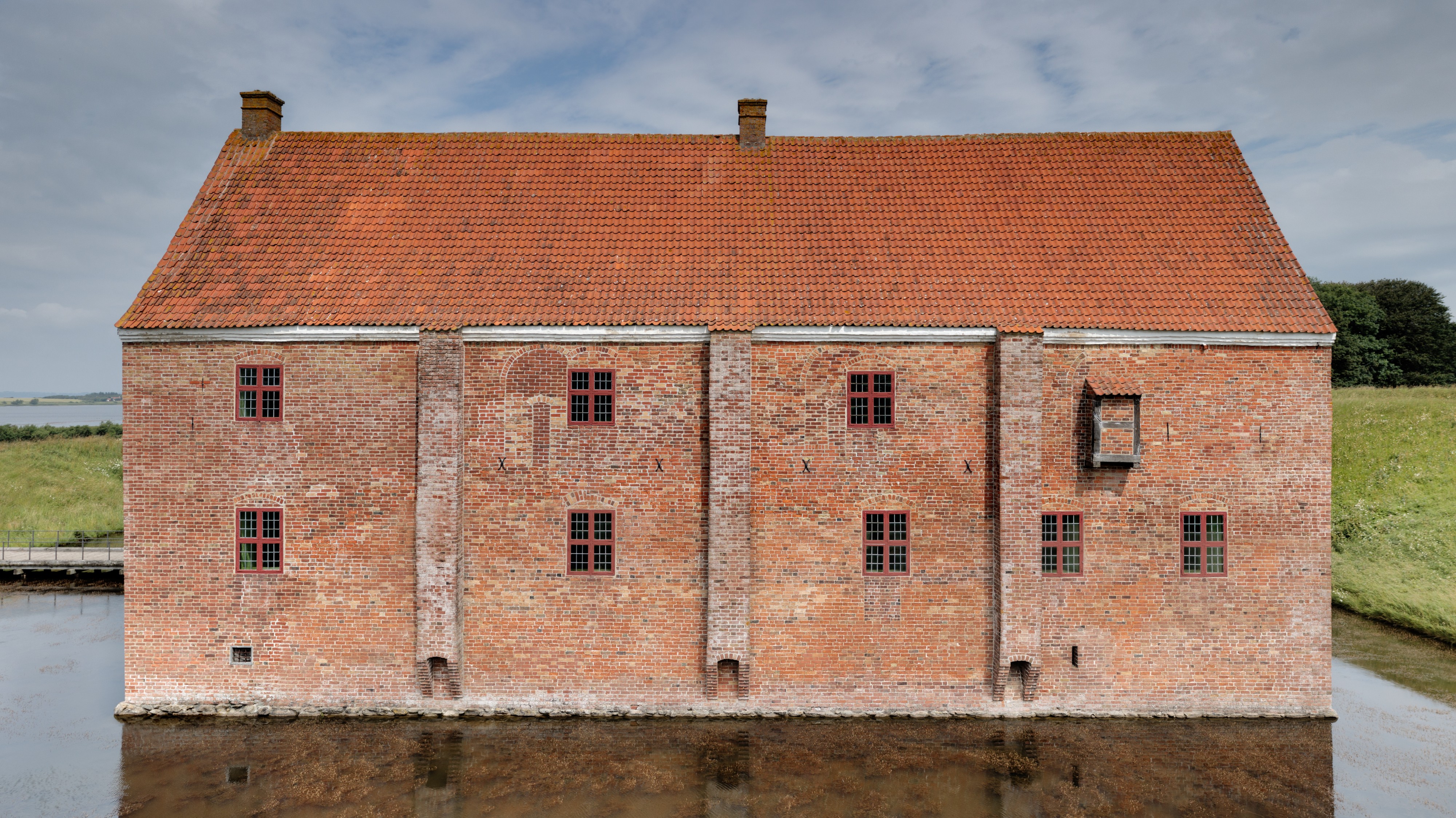 Spøttrup Castle Southern Facade 2015-07-12-2