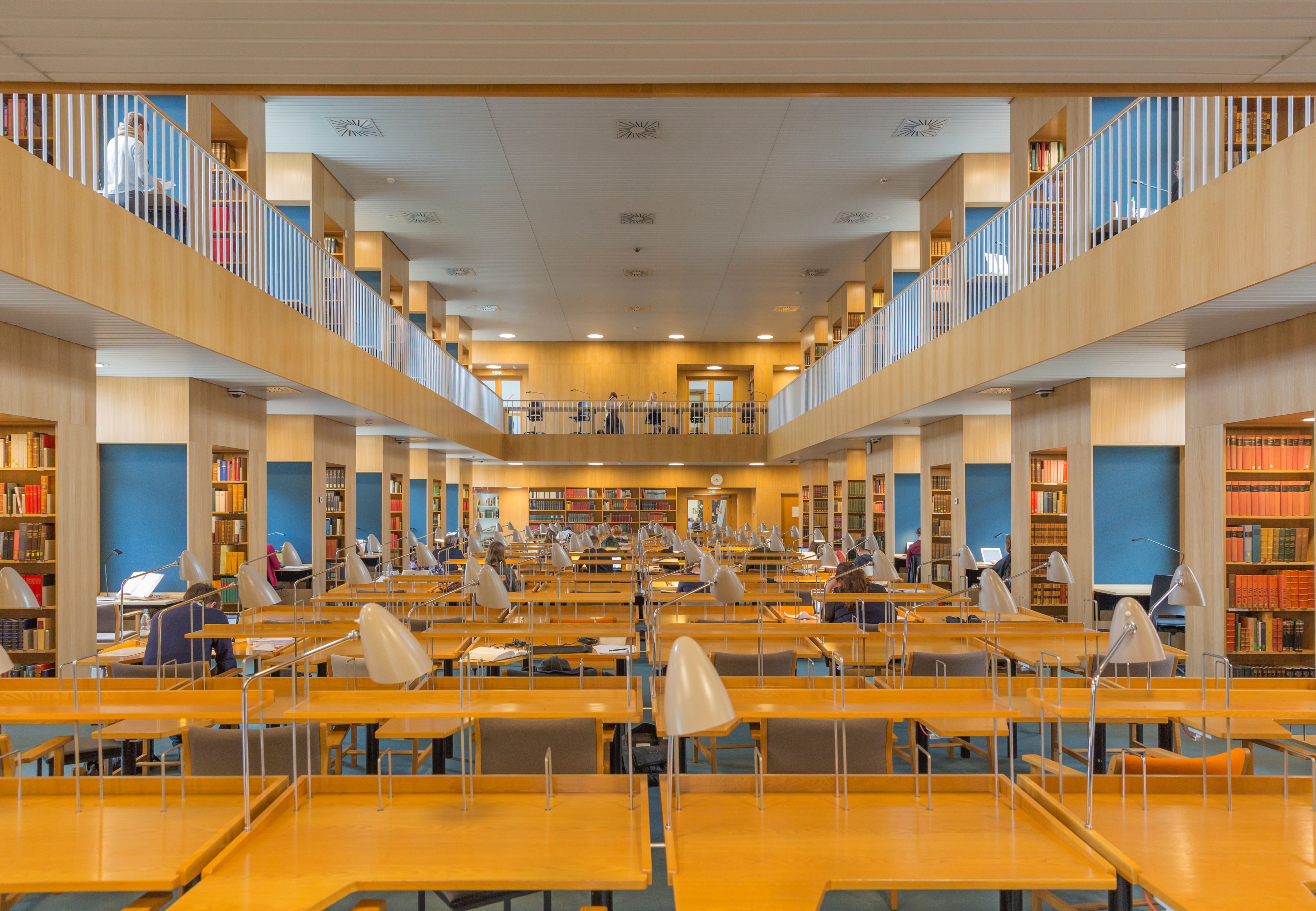 Statsbiblioteket læsesalen