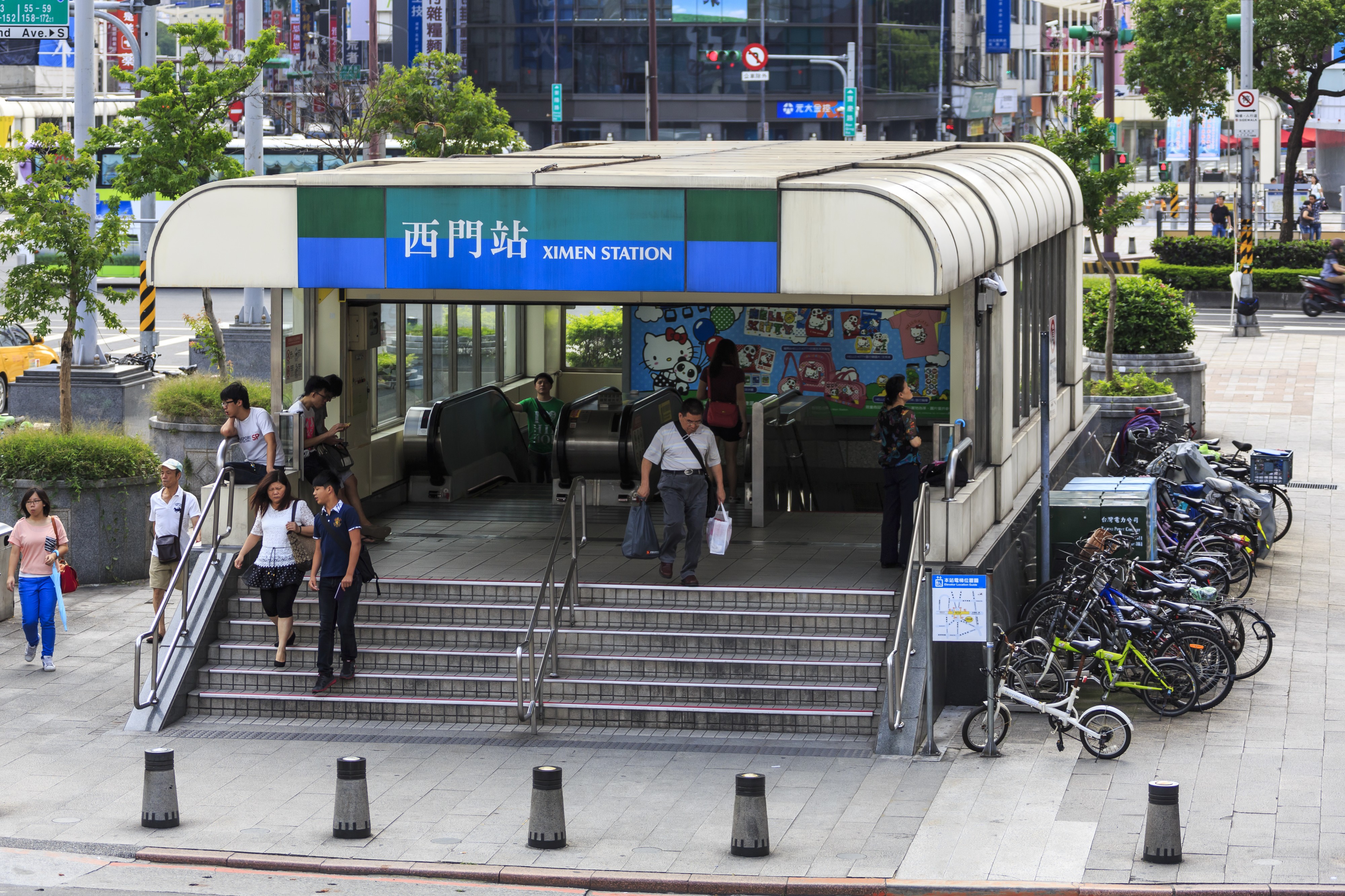 Taipei Taiwan MRT-Station-Ximen-03