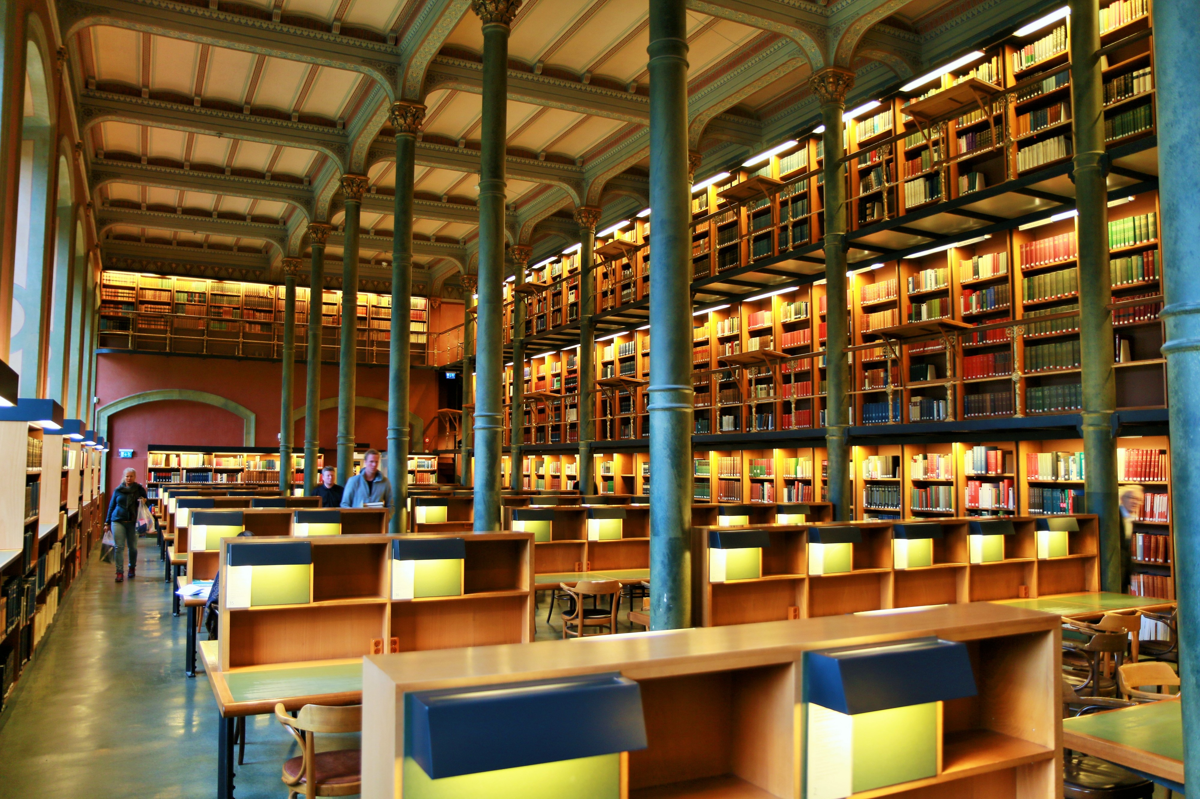 The National Library of Sweden - Kungliga biblioteket Stockholm - lesesalen - reading hall