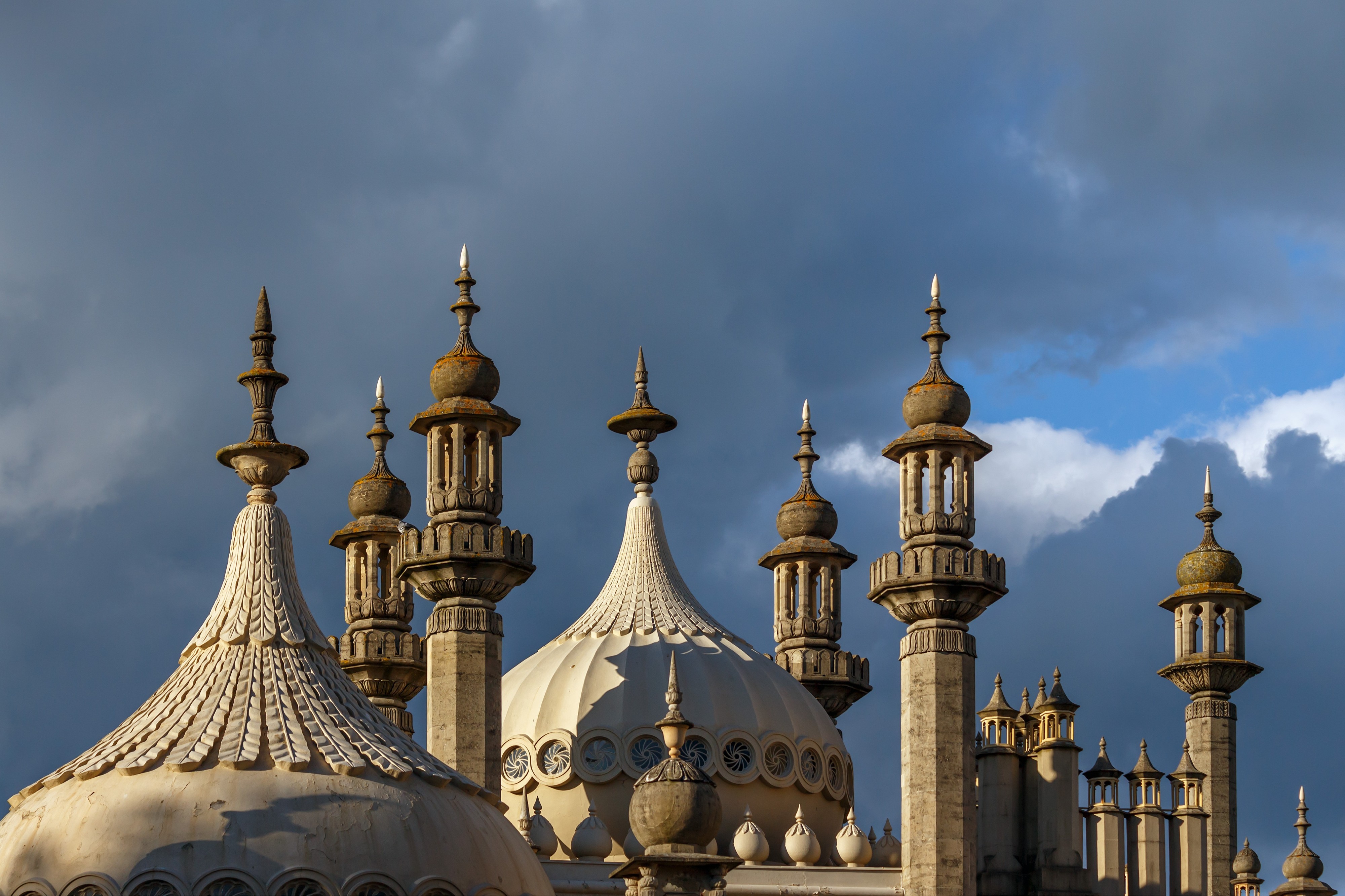 The Regent's cluttered roofscape.