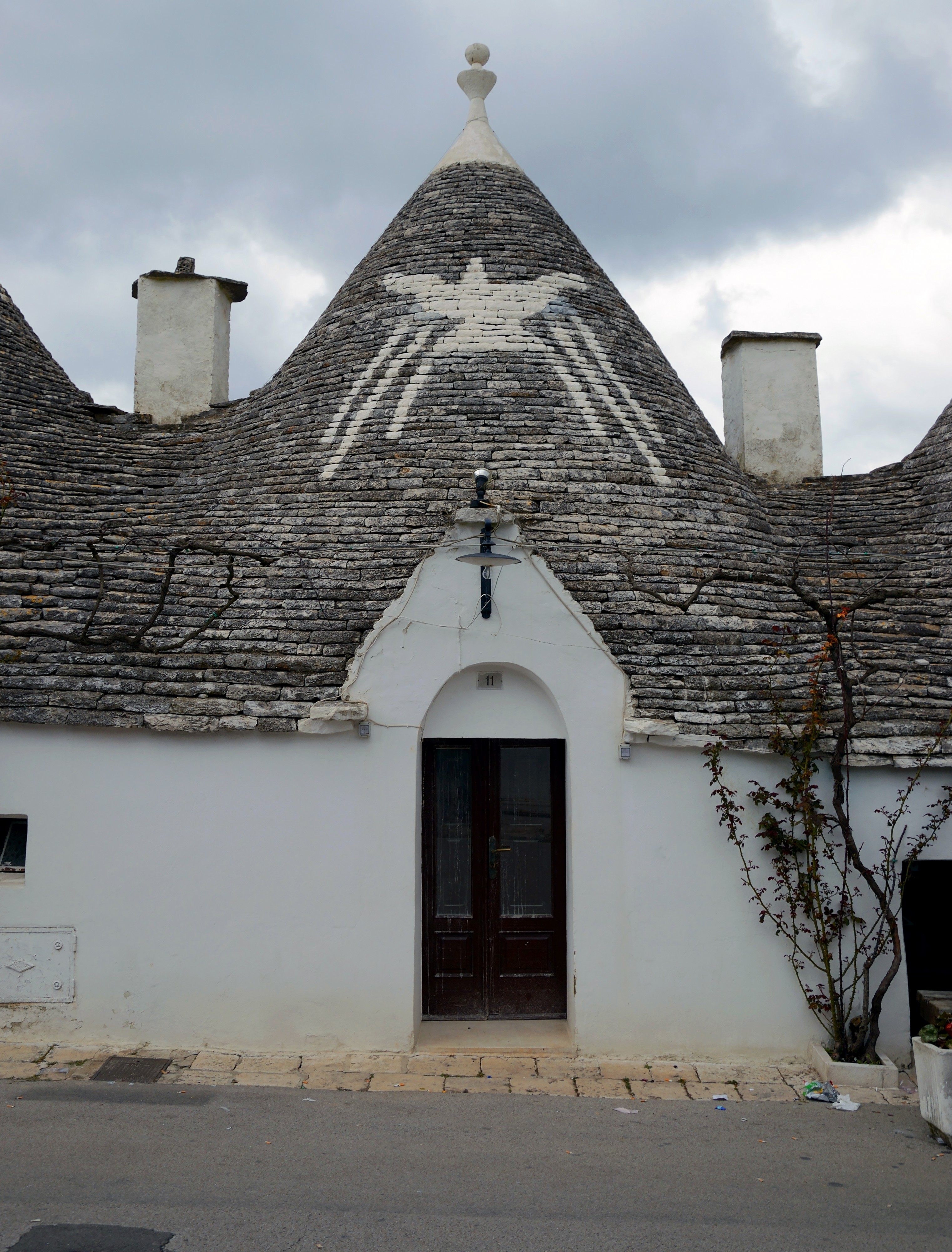 Trullo with sign in Alberobello2