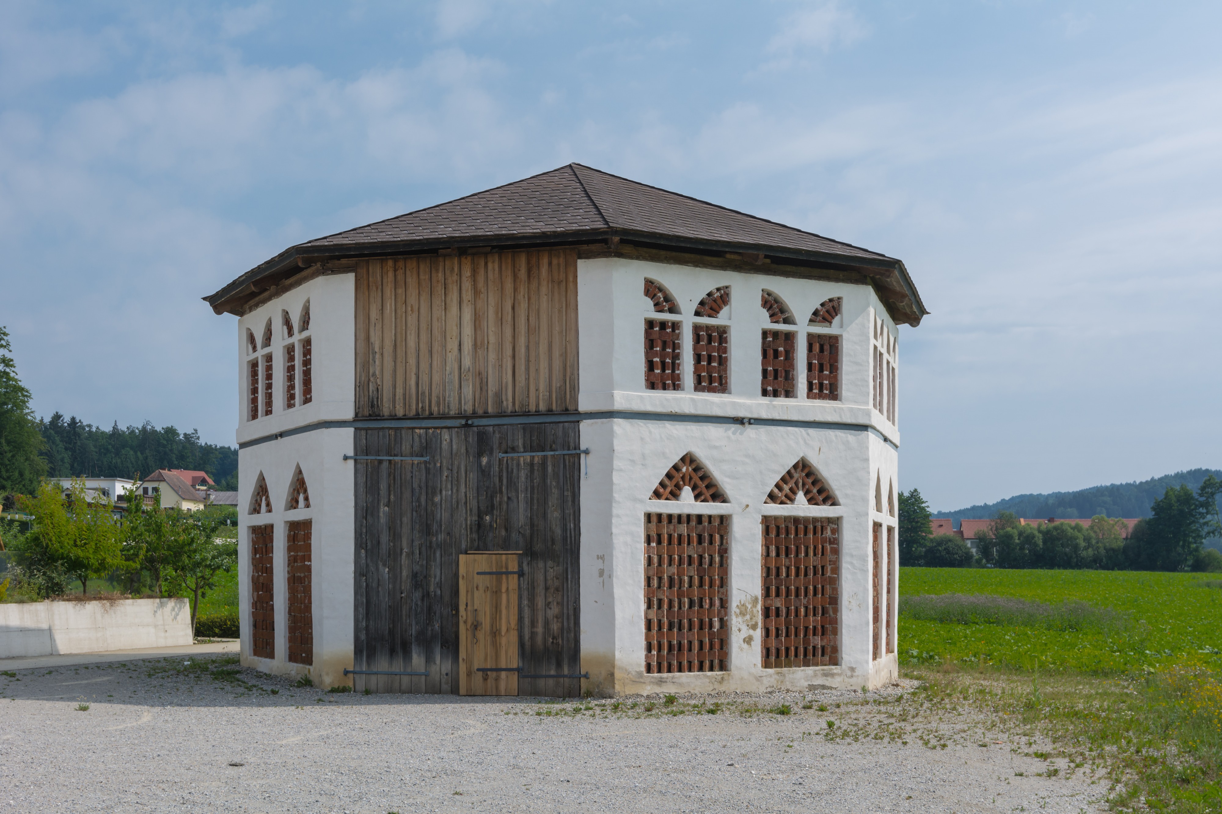Vasoldsberg Achteckstadel Gut Klingenstein