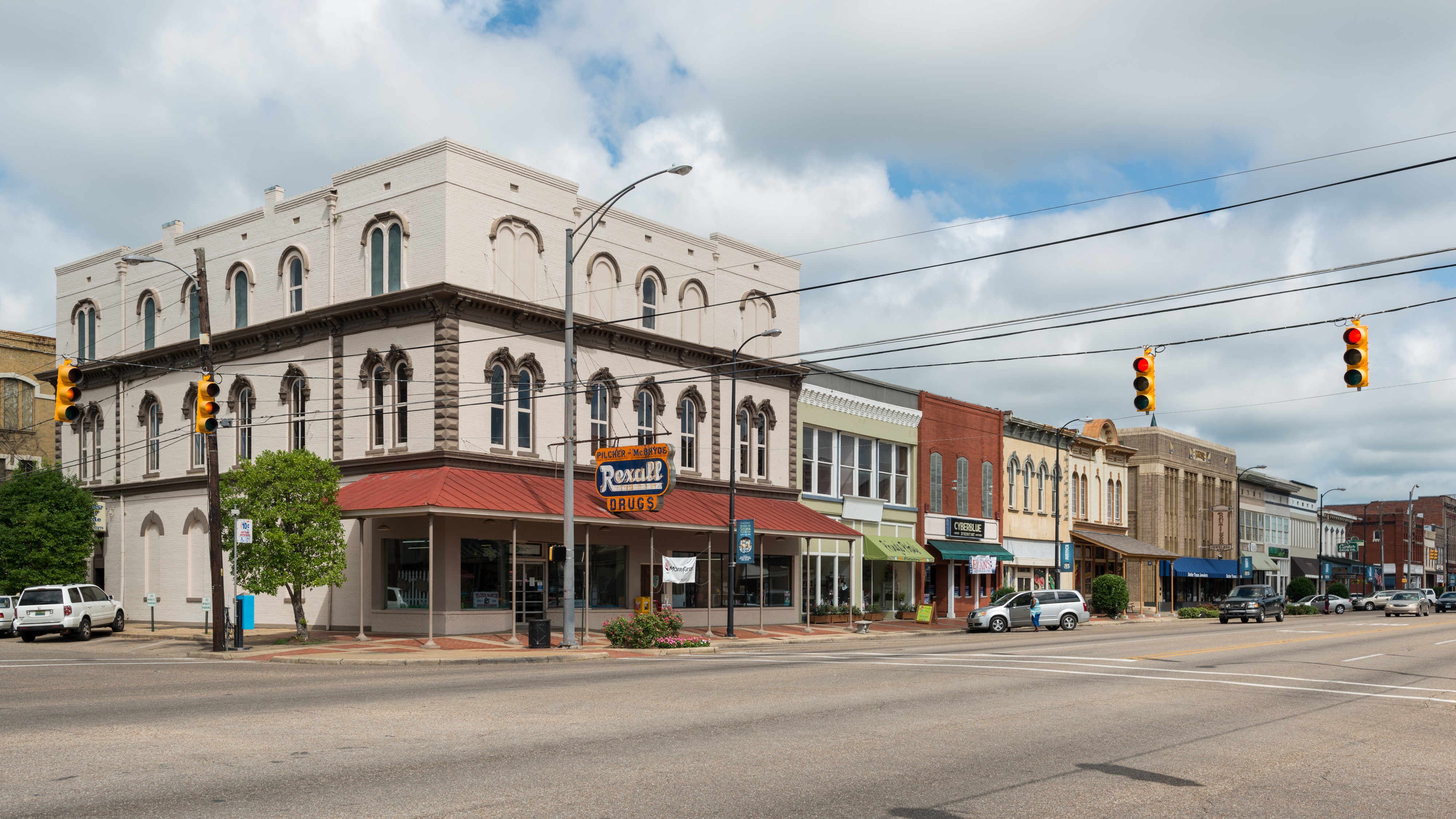 View of Broad Street, Selma AL 20160713 1