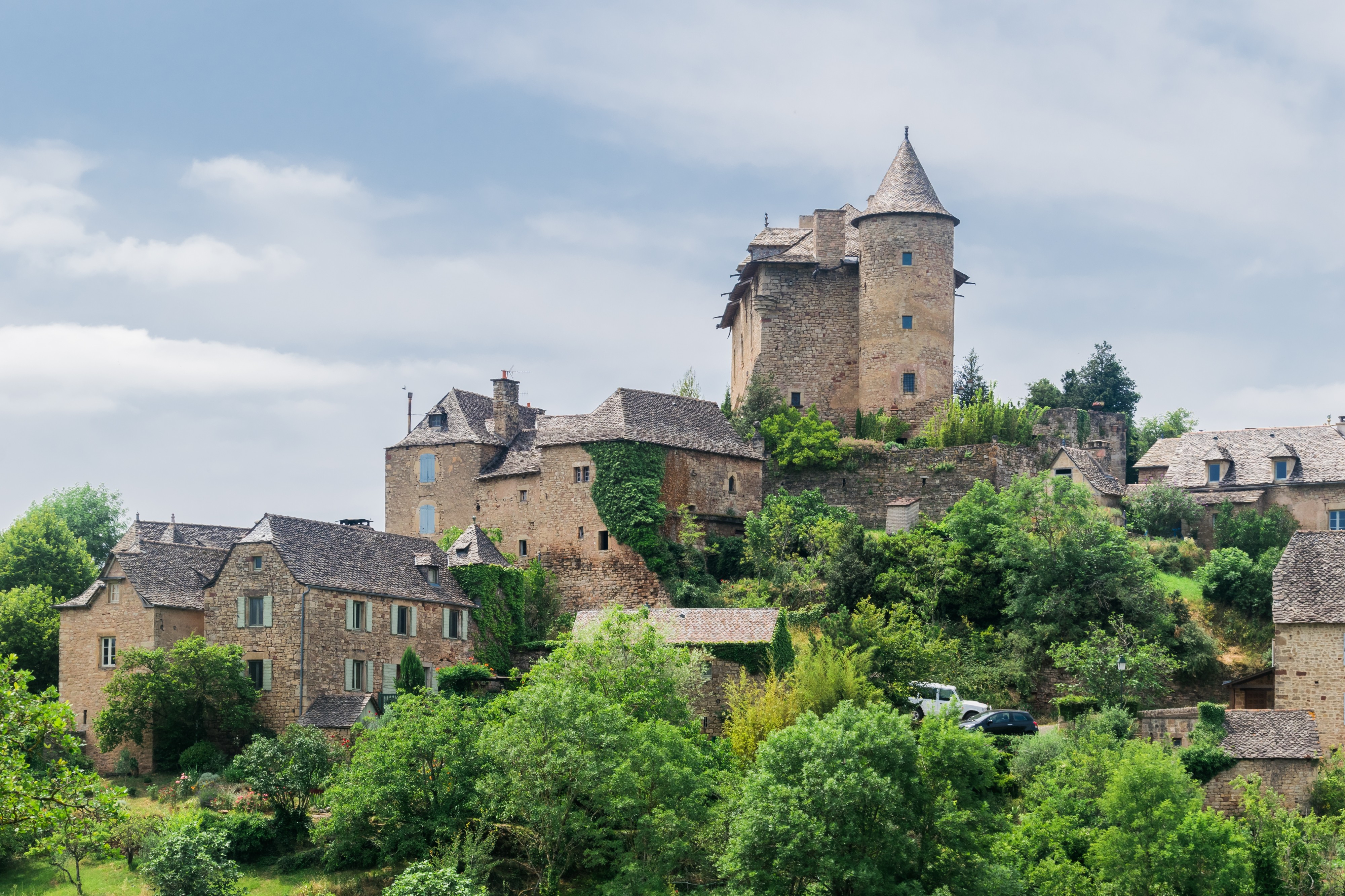 View on the Castle of Panat
