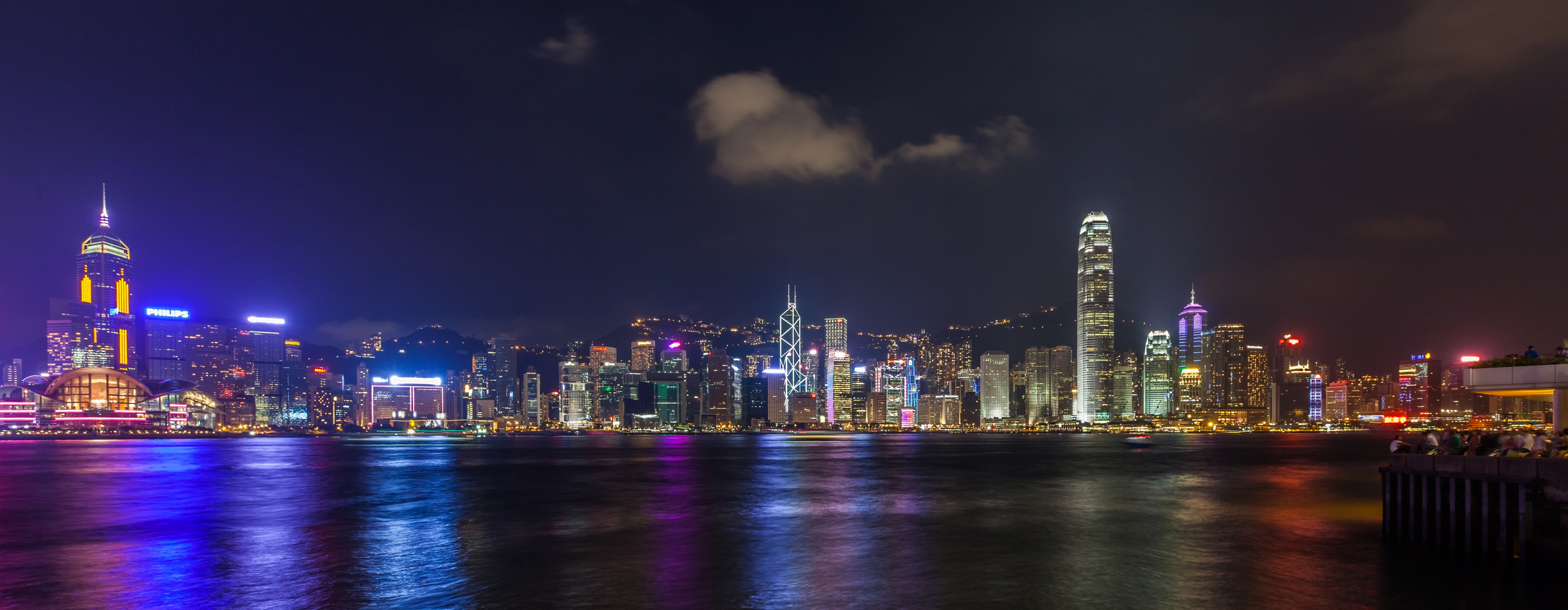 Vista del Puerto de Victoria desde Kowloon, Hong Kong, 2013-08-11, DD 09
