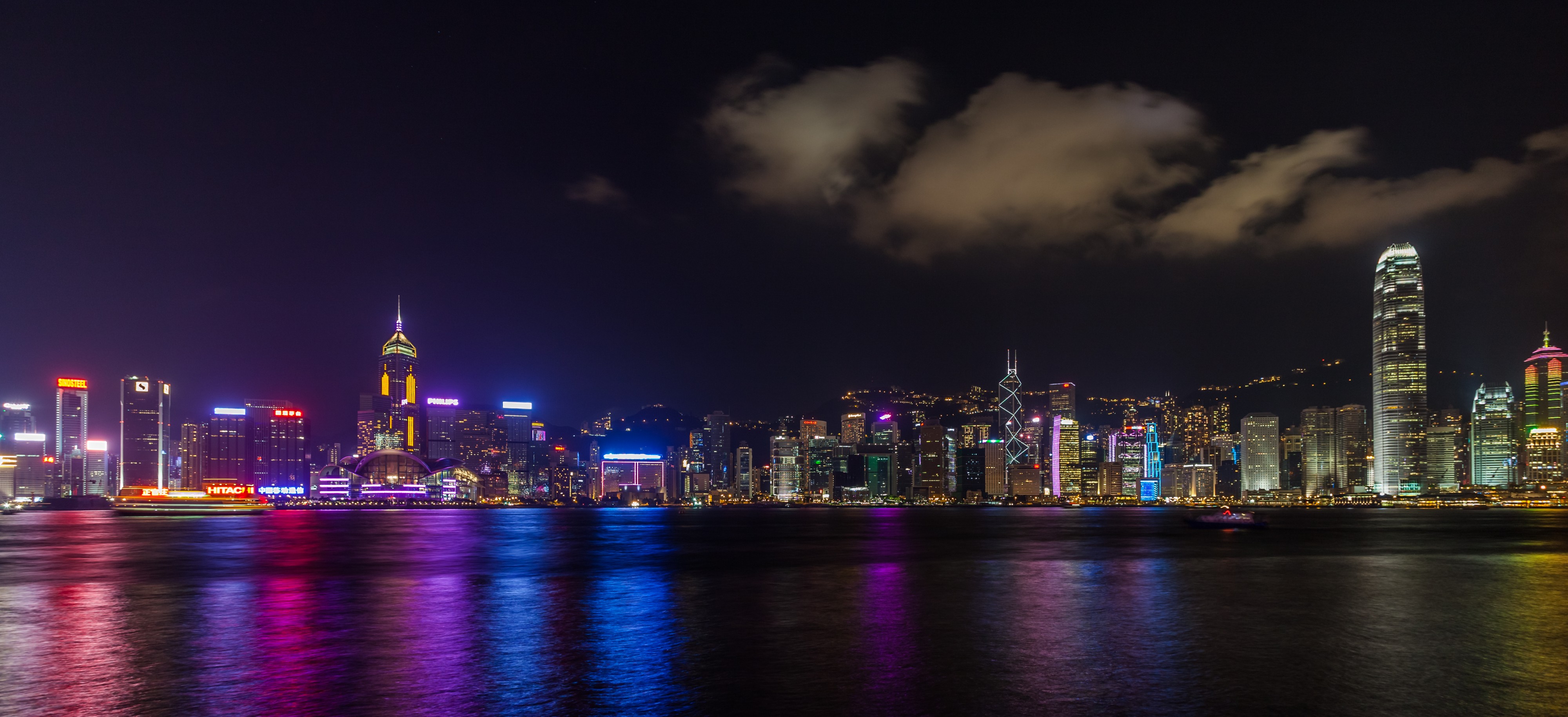 Vista del Puerto de Victoria desde Kowloon, Hong Kong, 2013-08-11, DD 16