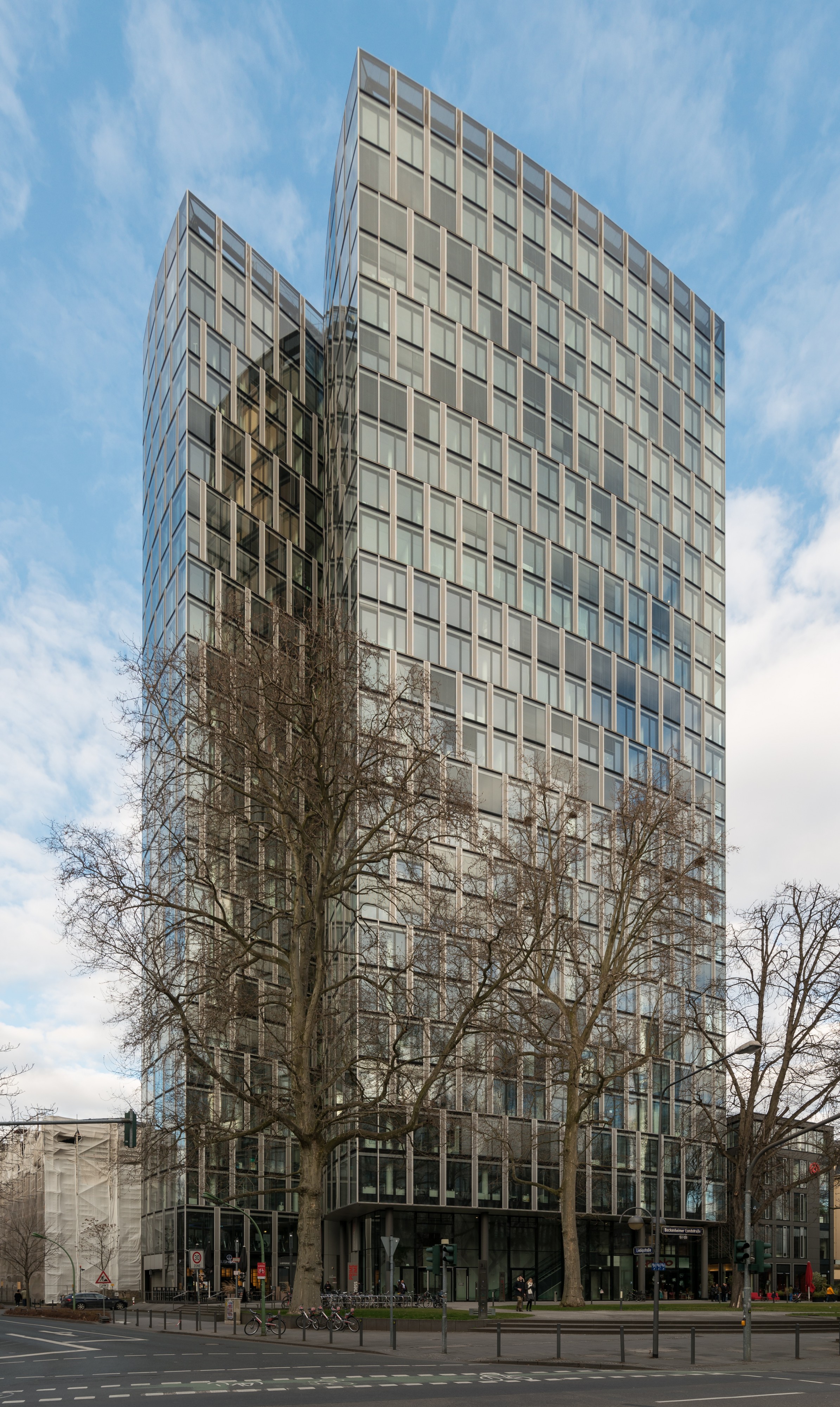 WestendDuo, Frankfurt, Southwest view 20170226 1