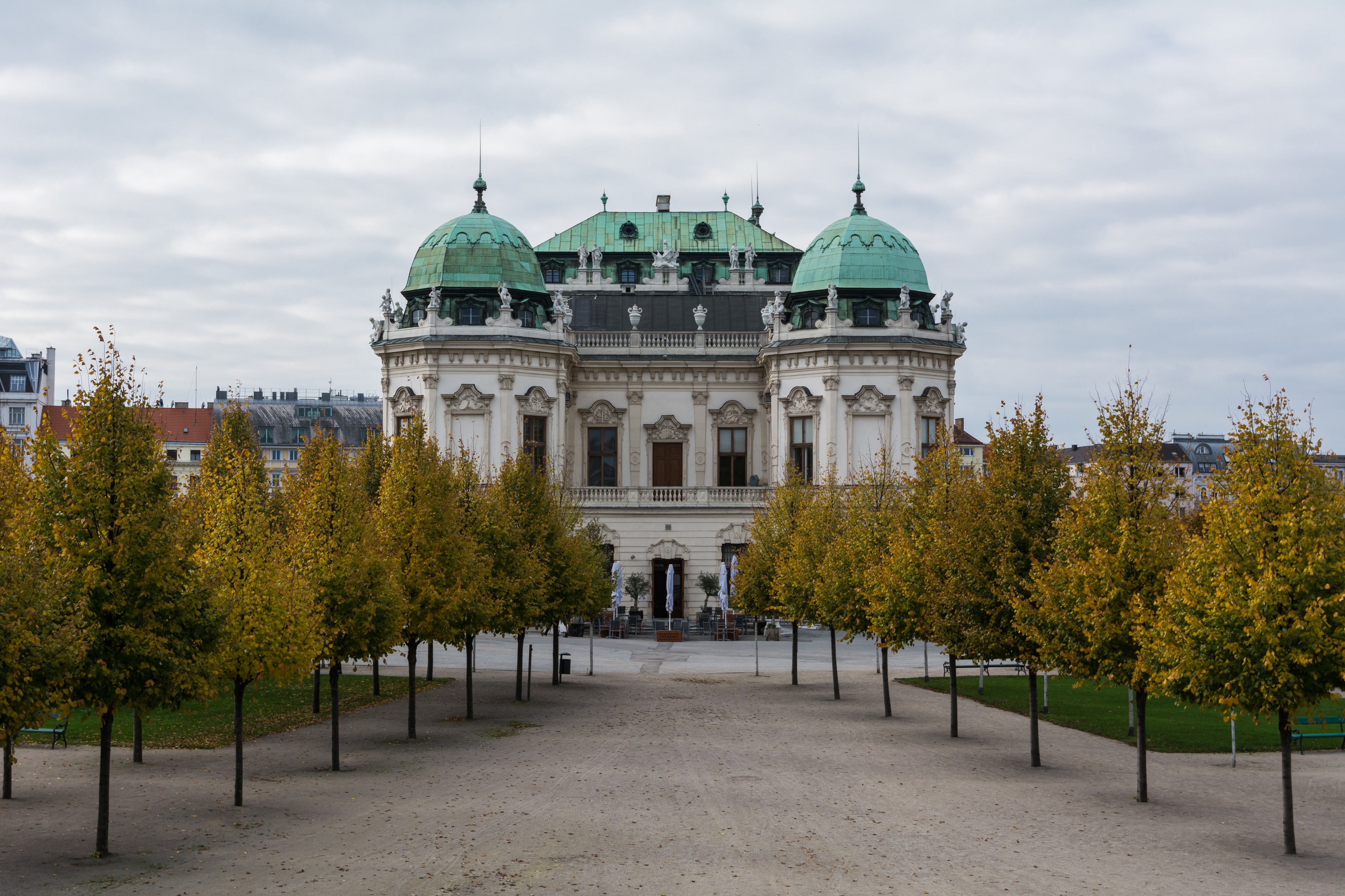 Wien Oberes Belvedere Ostseite