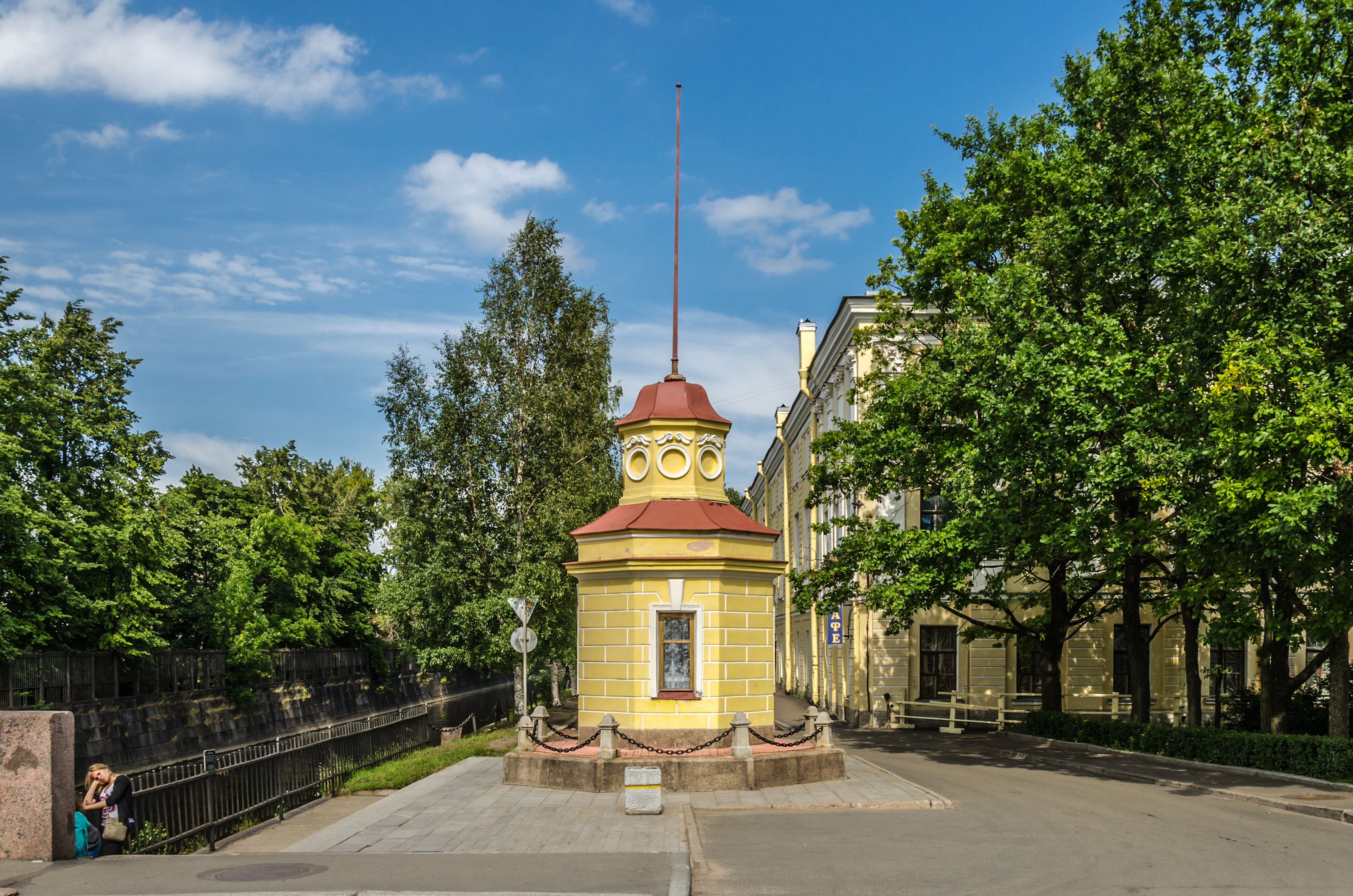 Tide gauge in Kronstadt