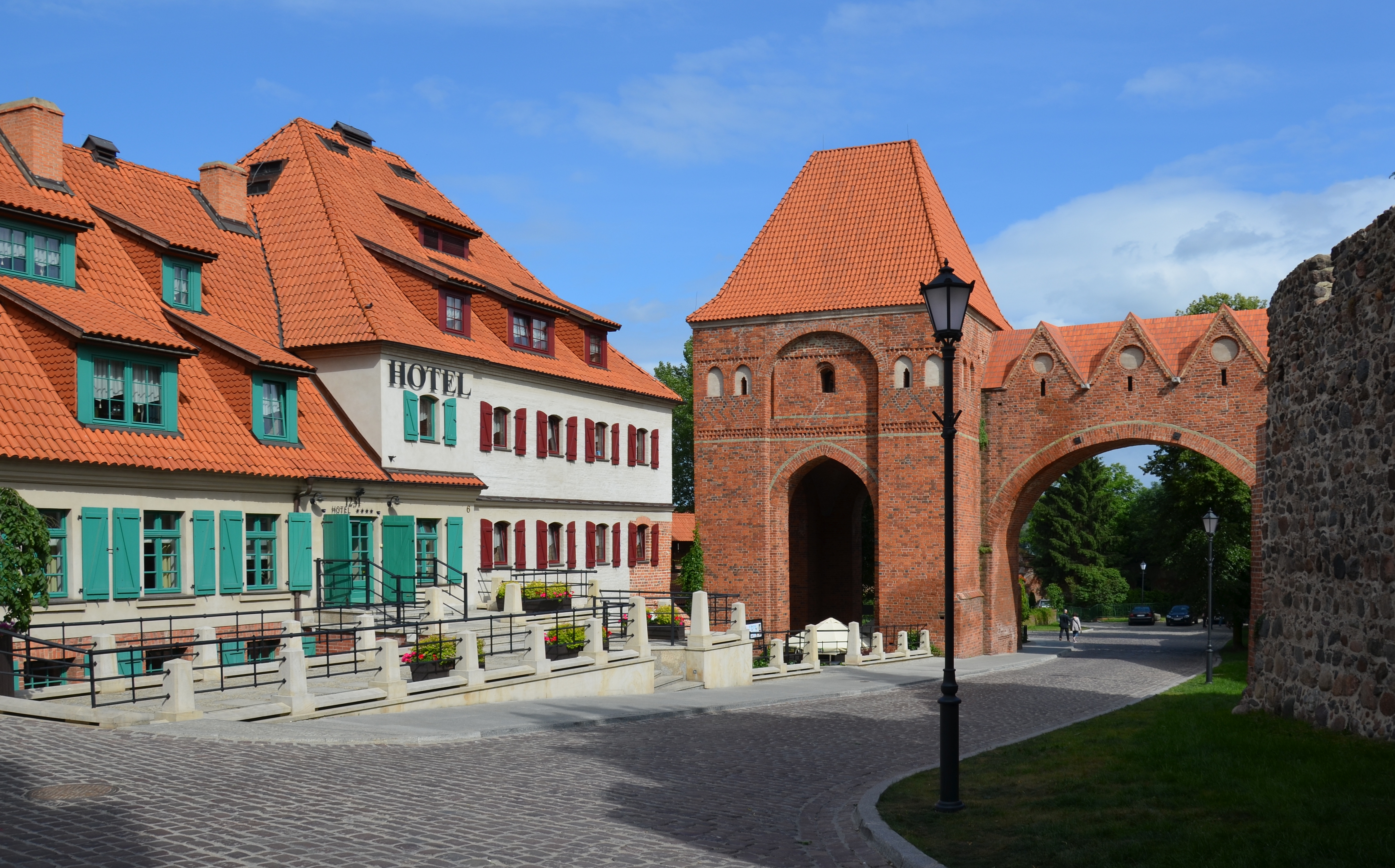 Toruń, gdanisko i dawny młyn