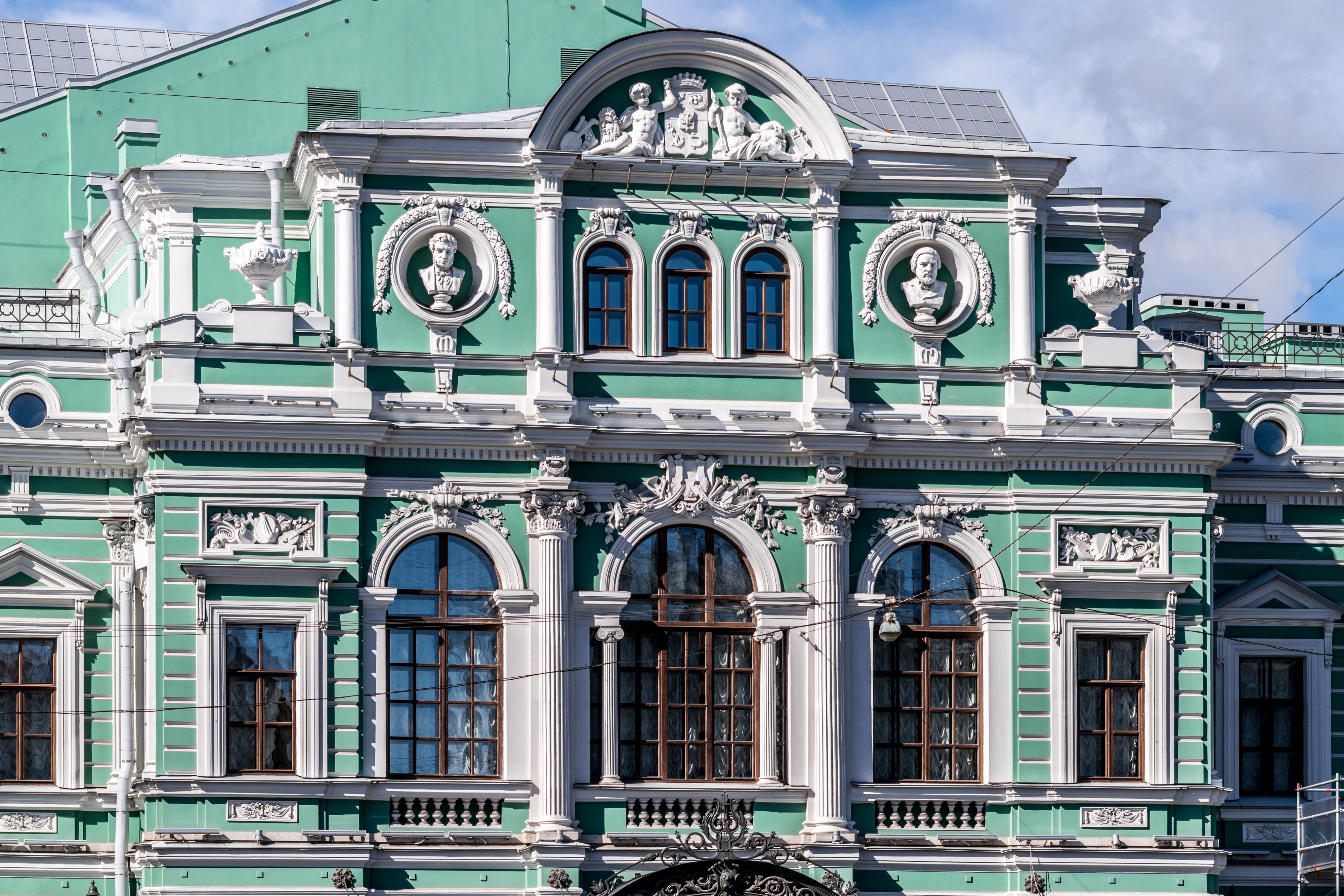 Tovstonogov Great Drama Theater Facade Elements 01