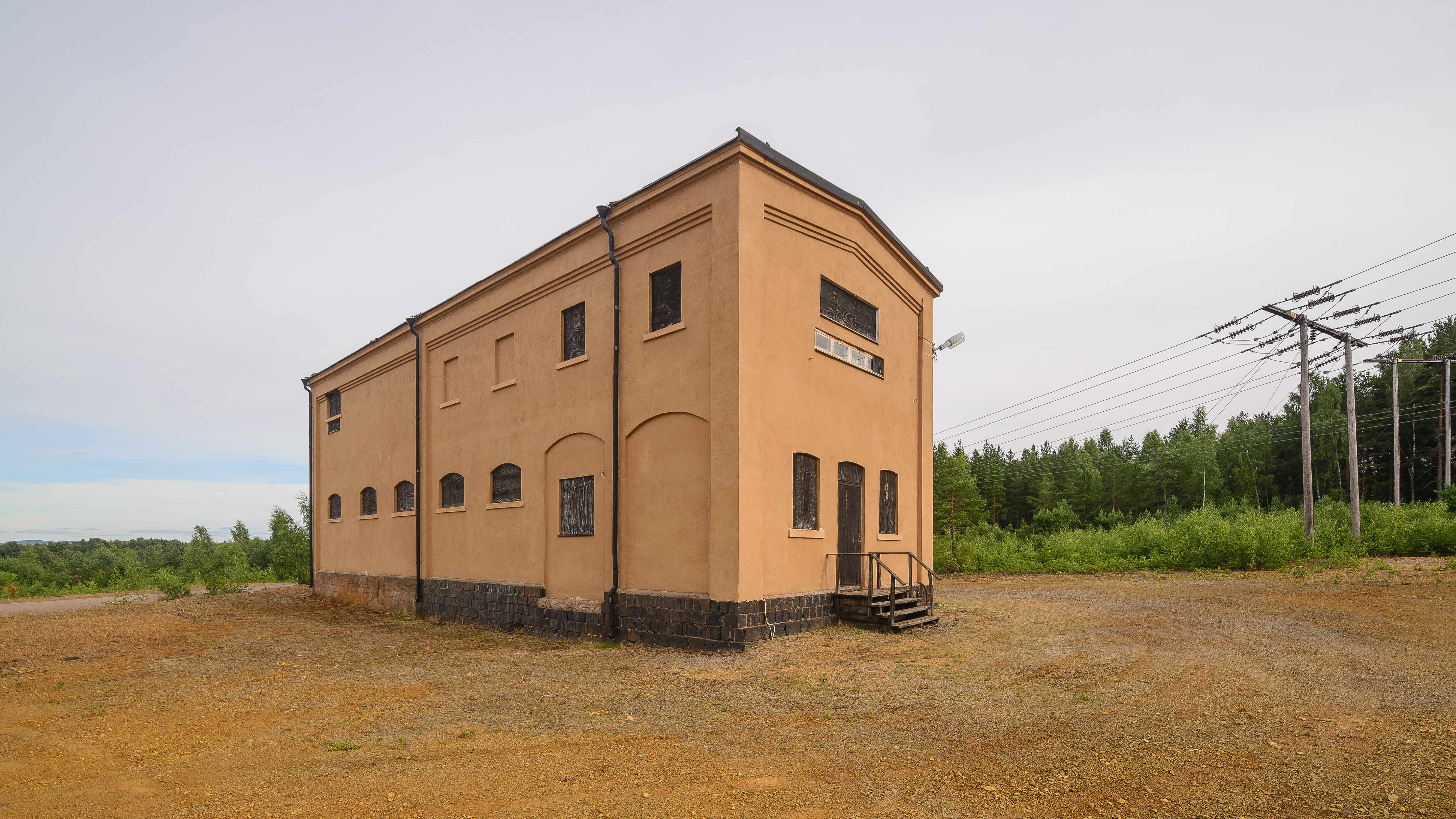 Transformatorbyggnad Falu koppargruva July 2017 01