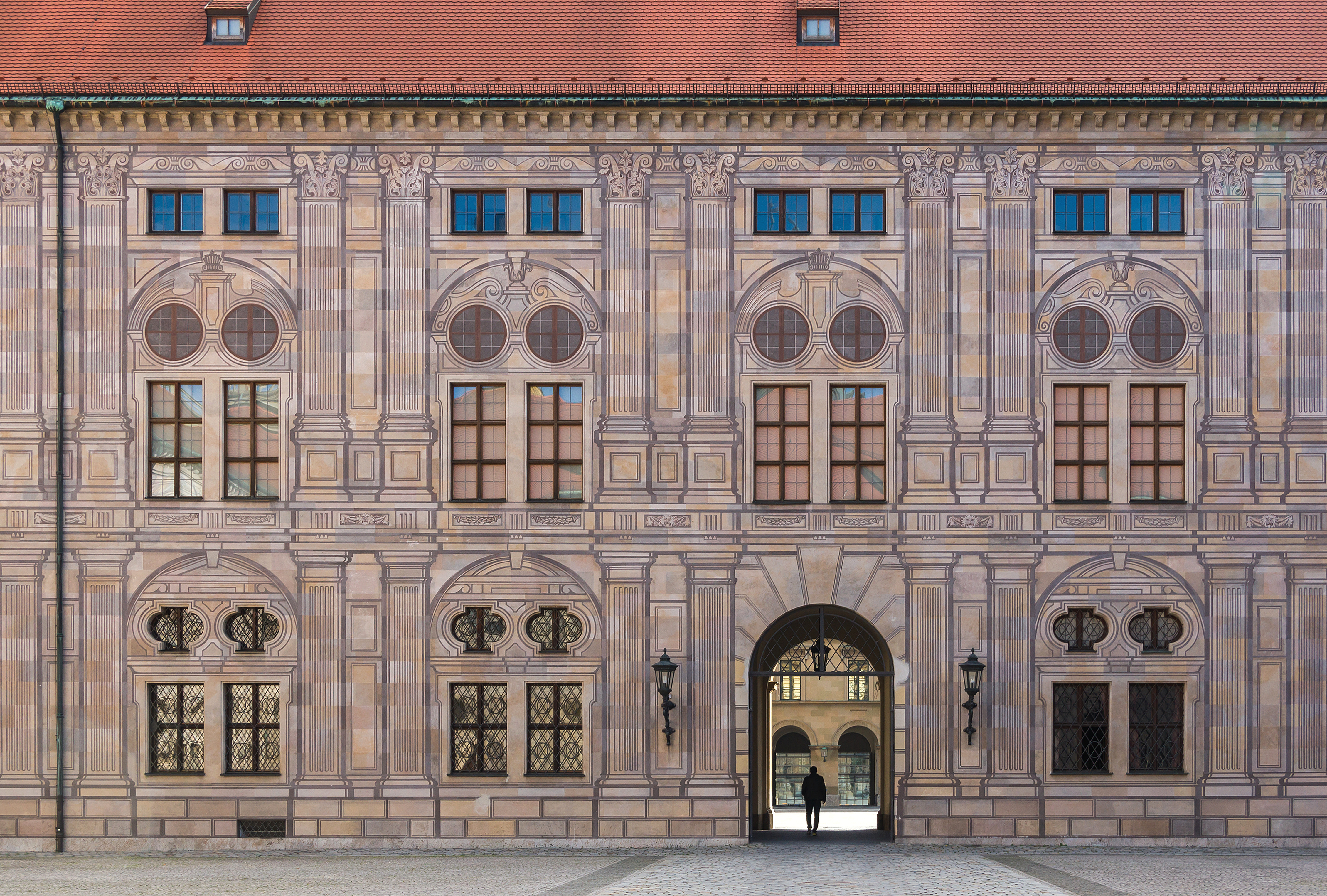 Trompe l oeil Emperor's Courtyard Residenz Munich