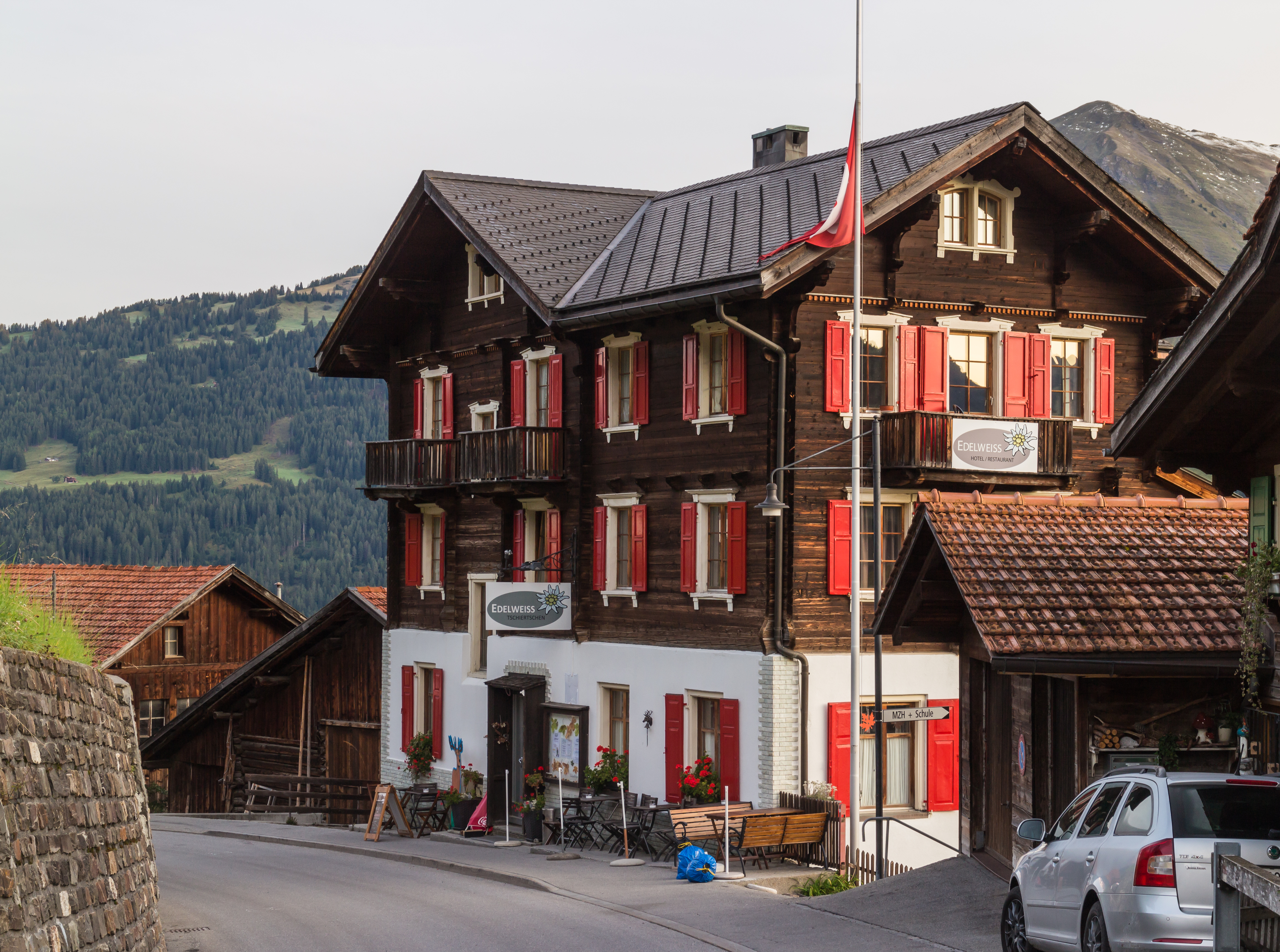 Tschiertschen (1350 meter) in Graubünden 06